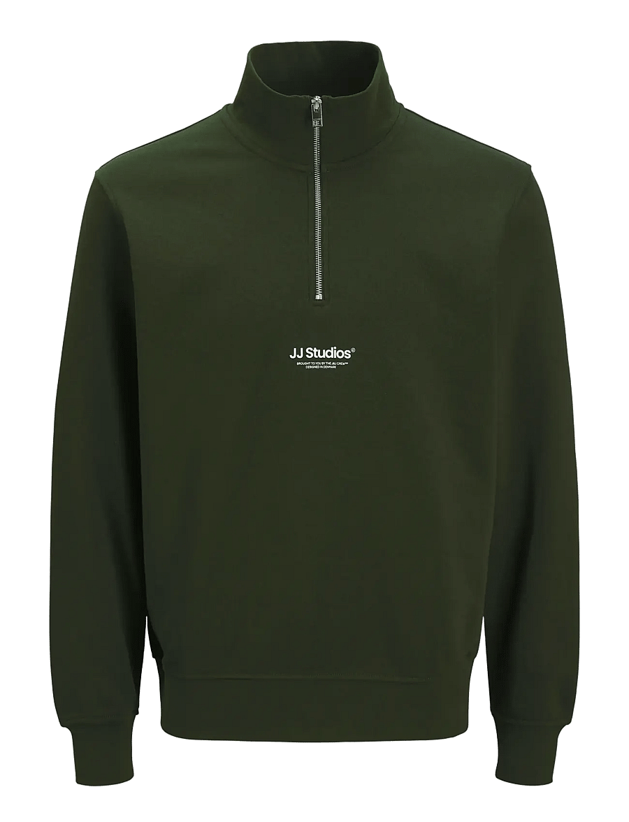 Jack & Jones - JJESOHO SWEAT QUARTER ZIP HN NOOS JNR - sweatshirts - duffel bag - 1