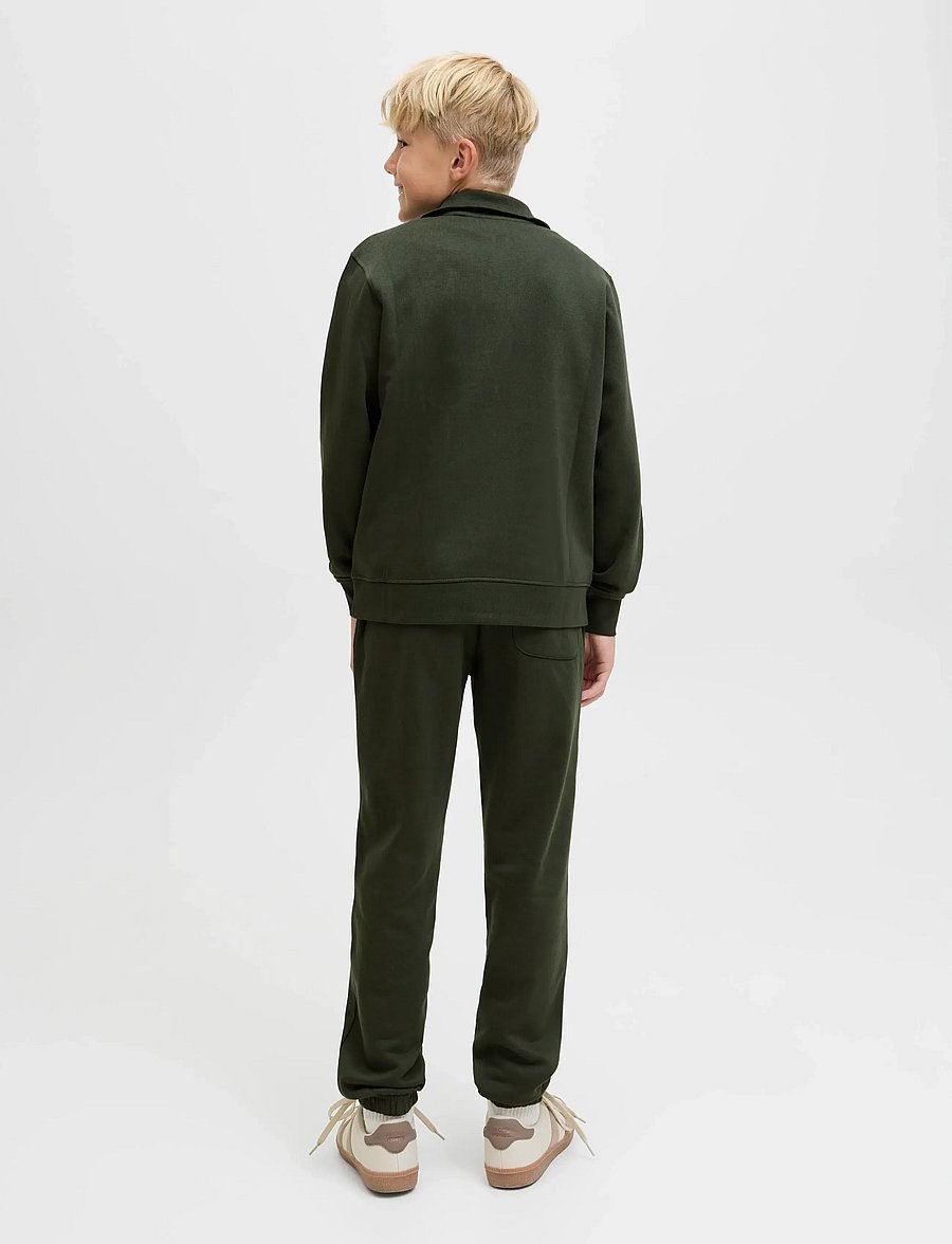 Jack & Jones - JJESOHO SWEAT QUARTER ZIP HN NOOS JNR - sweatshirts - duffel bag - 2