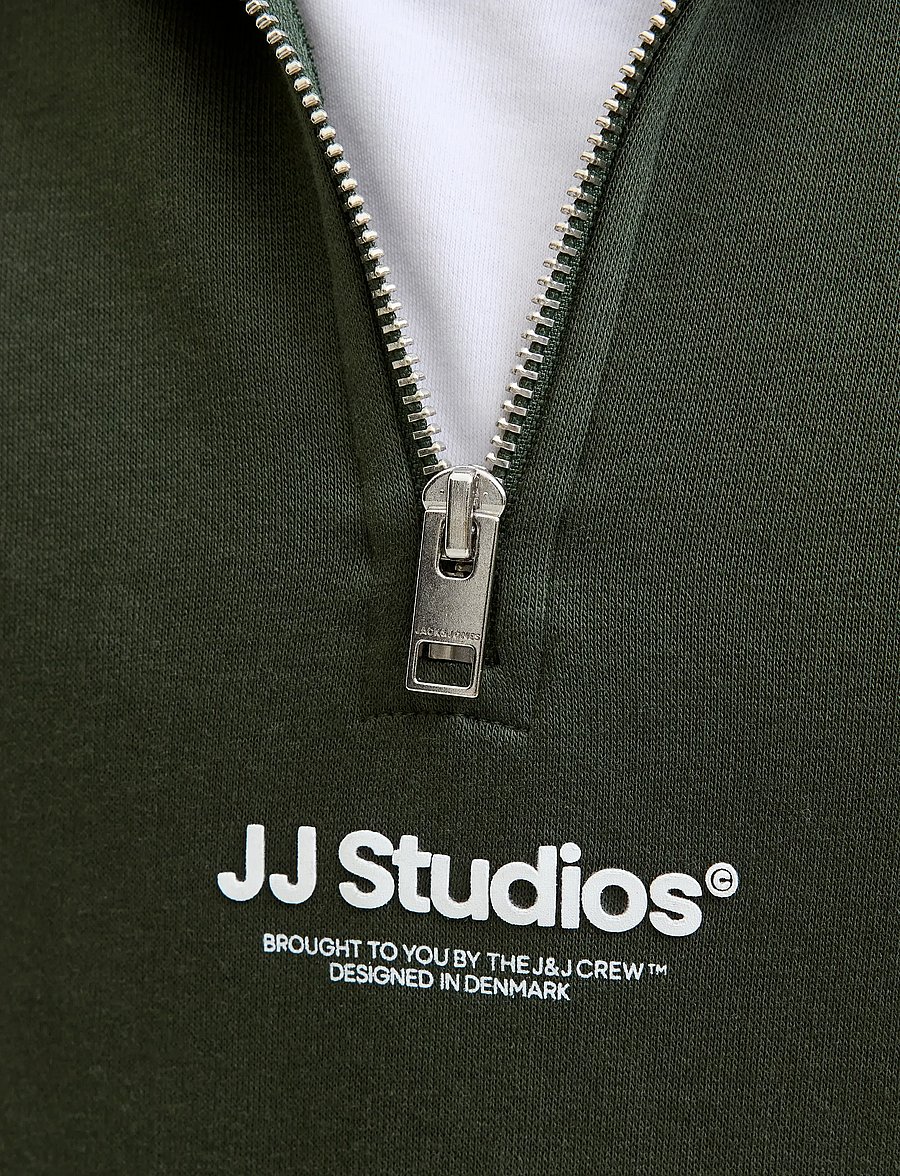 Jack & Jones - JJESOHO SWEAT QUARTER ZIP HN NOOS JNR - sweatshirts - duffel bag - 3