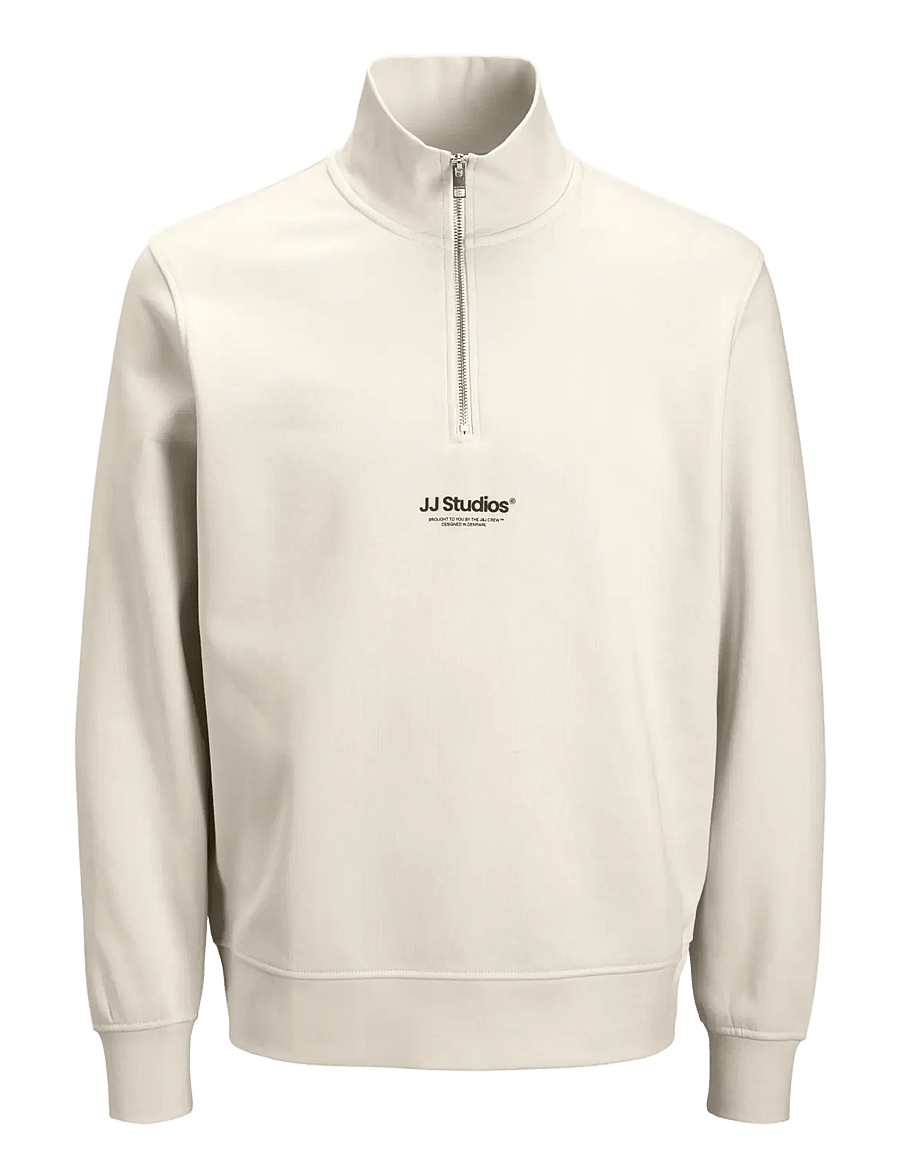 Jack & Jones - JJESOHO SWEAT QUARTER ZIP HN NOOS JNR - sweatshirts - moonbeam - 1