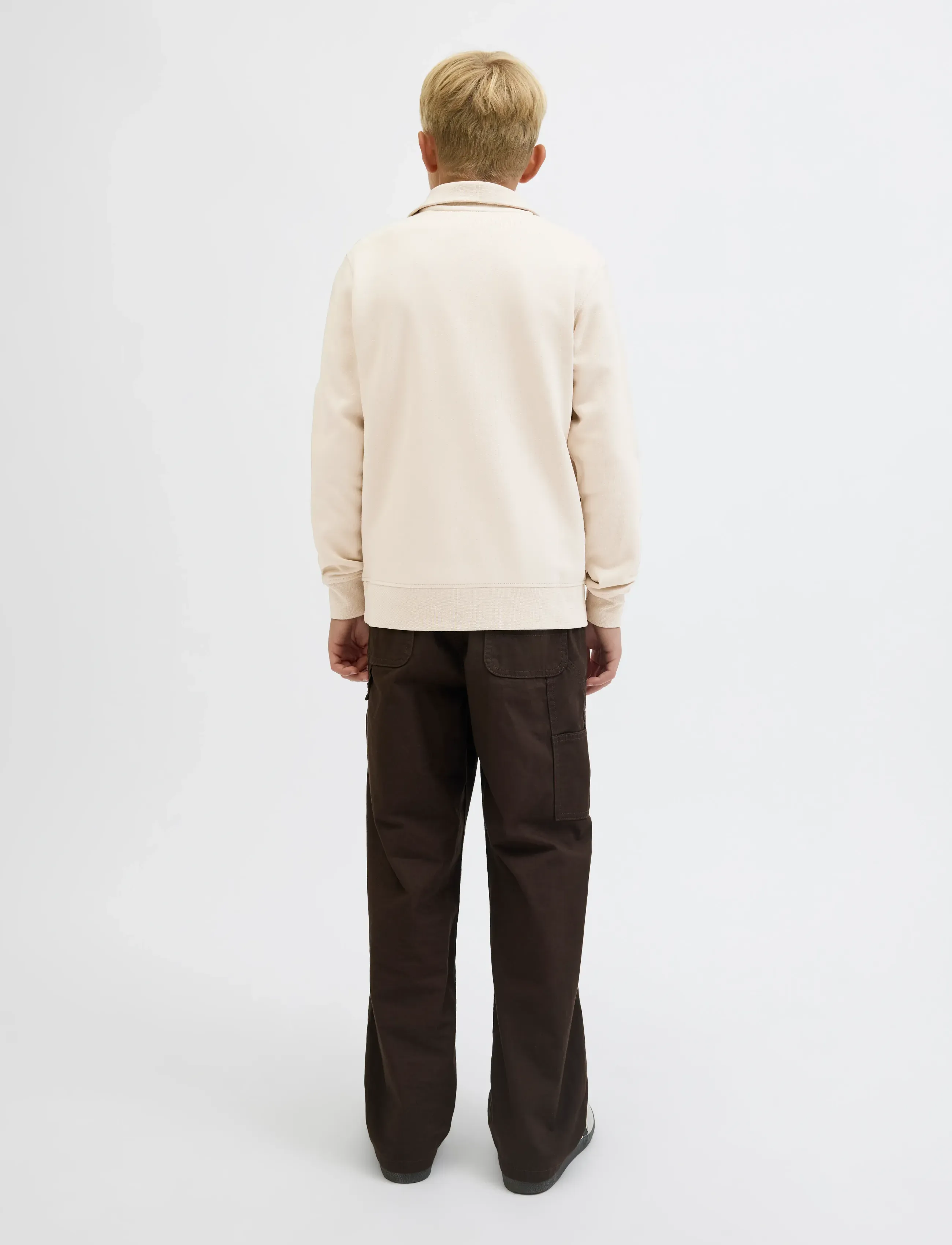 Jack & Jones - JJESOHO SWEAT QUARTER ZIP HN NOOS JNR - sweatshirts - moonbeam - 2