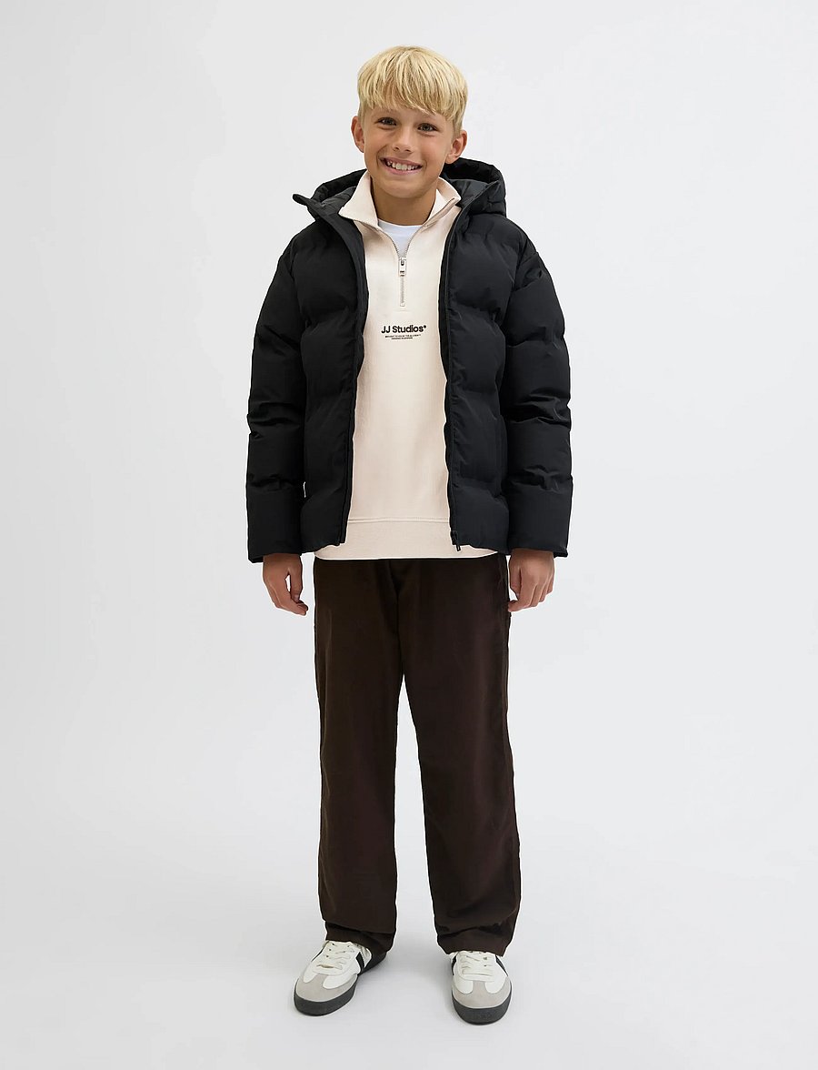 Jack & Jones - JJESOHO SWEAT QUARTER ZIP HN NOOS JNR - sweatshirts - moonbeam - 3