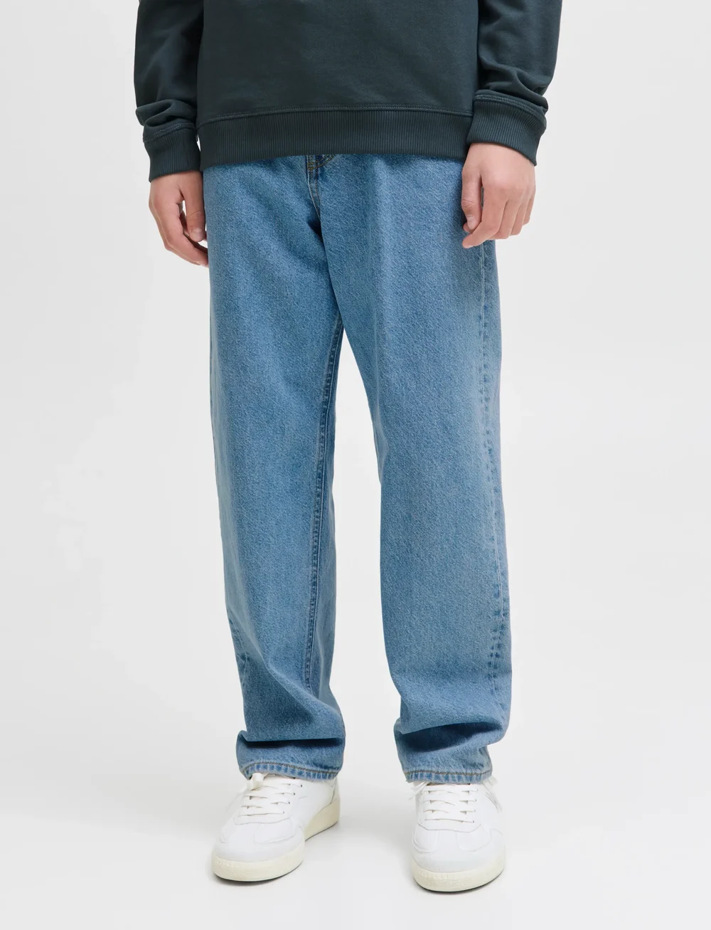 Jack & Jones - JJICHRIS JJORIGINAL SQ 267 JNR - alt laienevad teksad - blue denim - 0