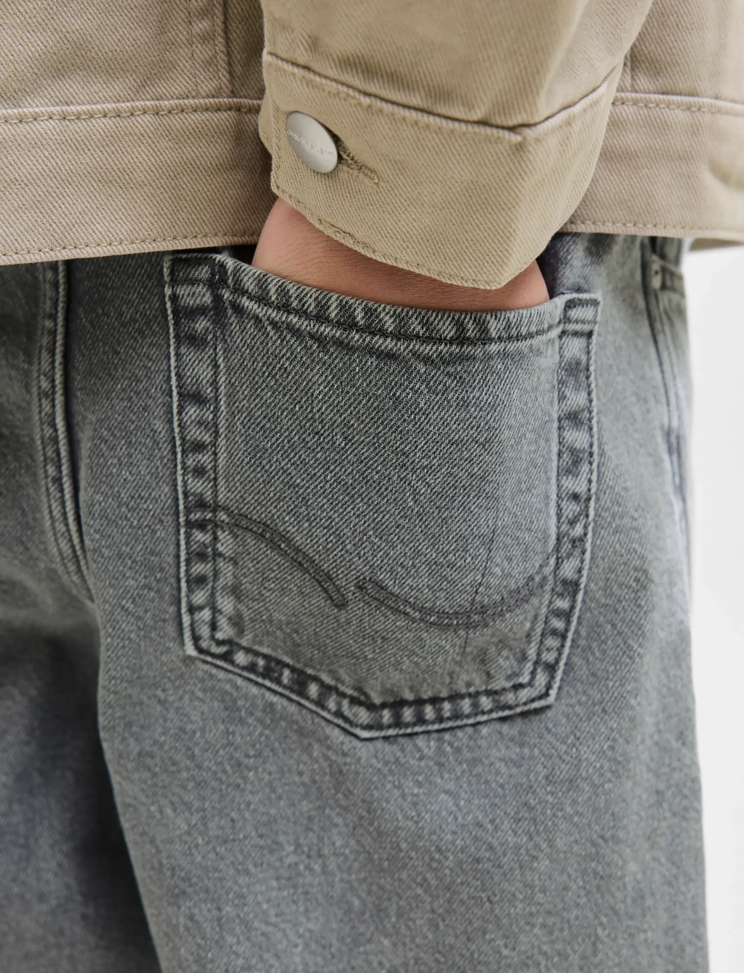 Jack & Jones - JJICHRIS JJORIGINAL SQ 269 JNR - black denim - 4