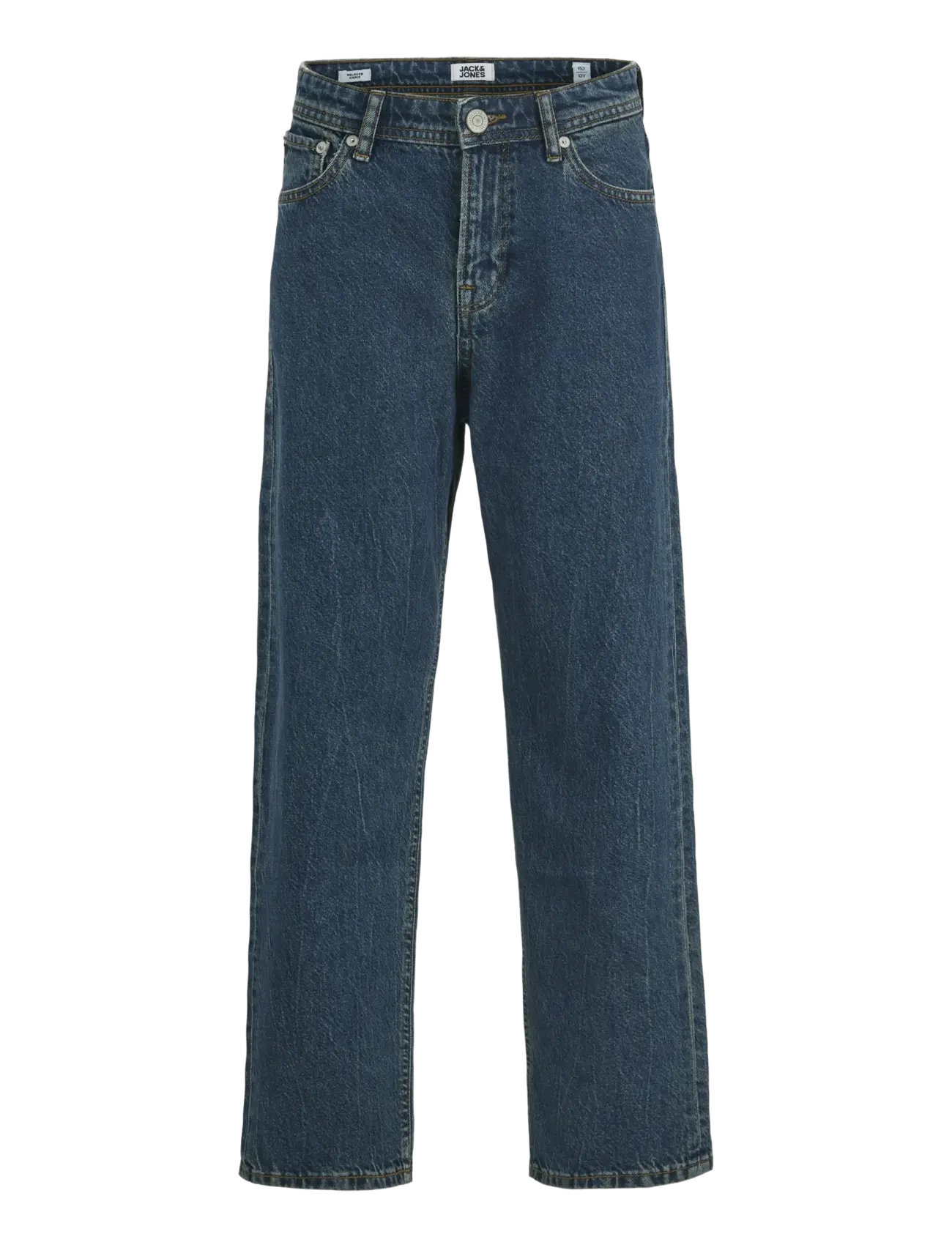 Jack & Jones - JJIALEX JJORIGINAL SQ 061 JNR - loose jeans - blue denim - 0