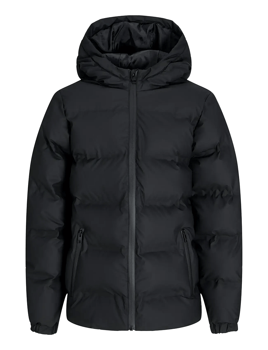 Jack & Jones - JJELEMENTS PU PUFFER JNR - talvejope - black - 1