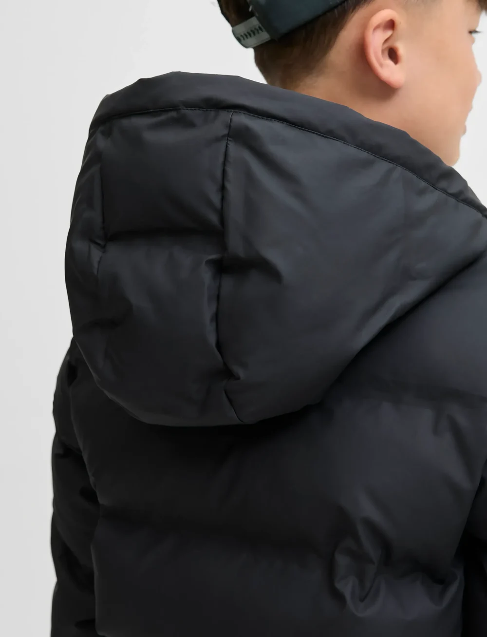 Jack & Jones - JJELEMENTS PU PUFFER JNR - winterjacke - black - 5