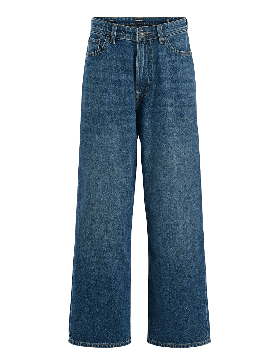 Jack & Jones - JJIRON JJORIGINAL SQ 207 SN JNR - džinsi ar platiem galiem - blue denim - 1