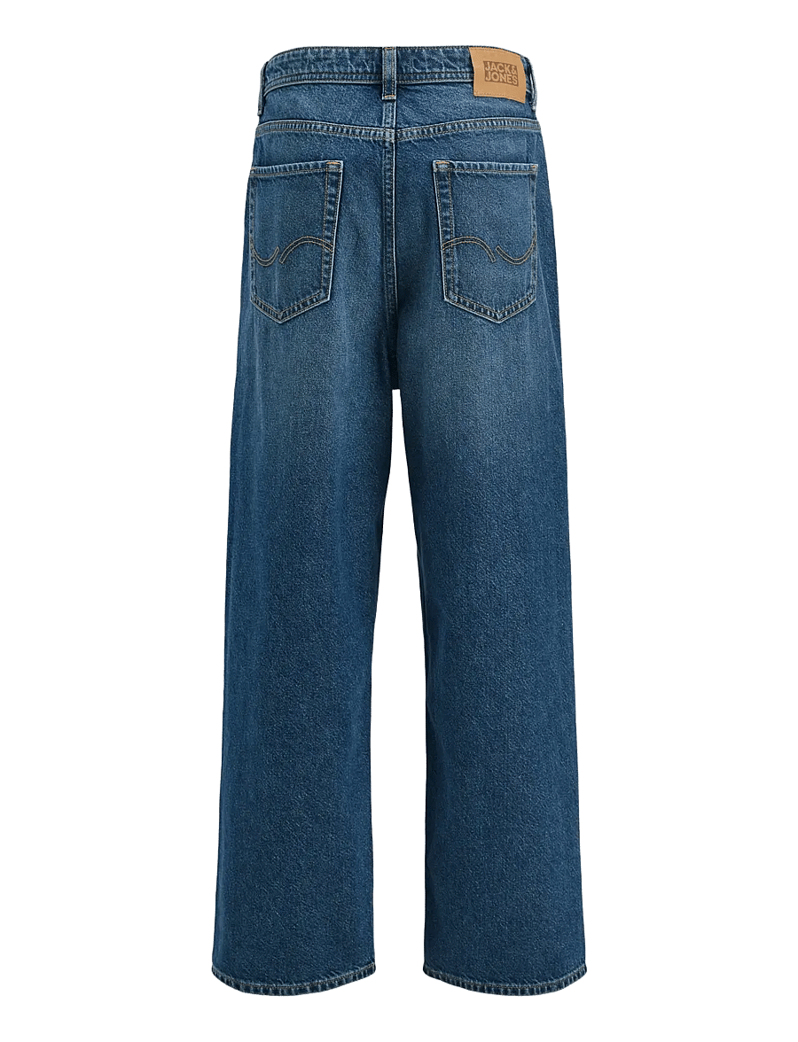 Jack & Jones - JJIRON JJORIGINAL SQ 207 SN JNR - džinsi ar platiem galiem - blue denim - 2