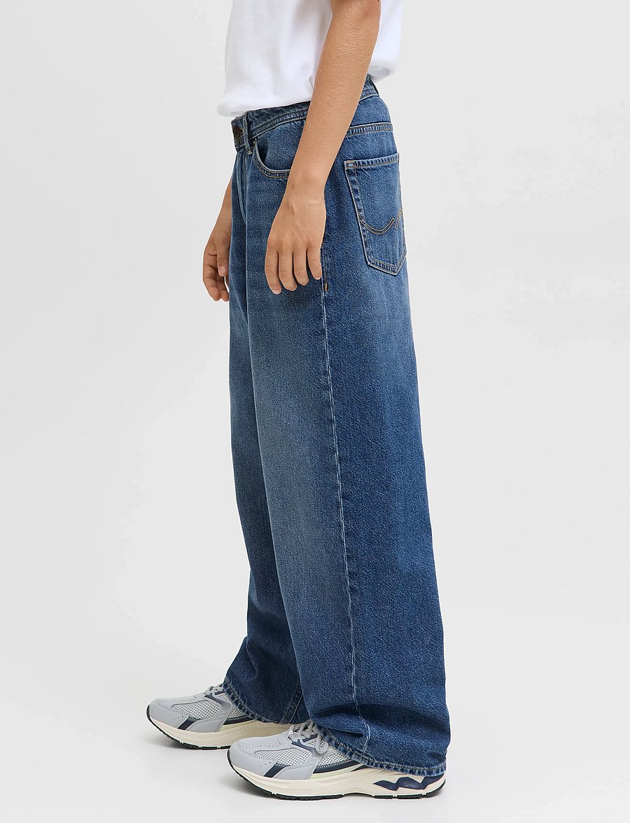 Jack & Jones - JJIRON JJORIGINAL SQ 207 SN JNR - džinsi ar platiem galiem - blue denim - 5