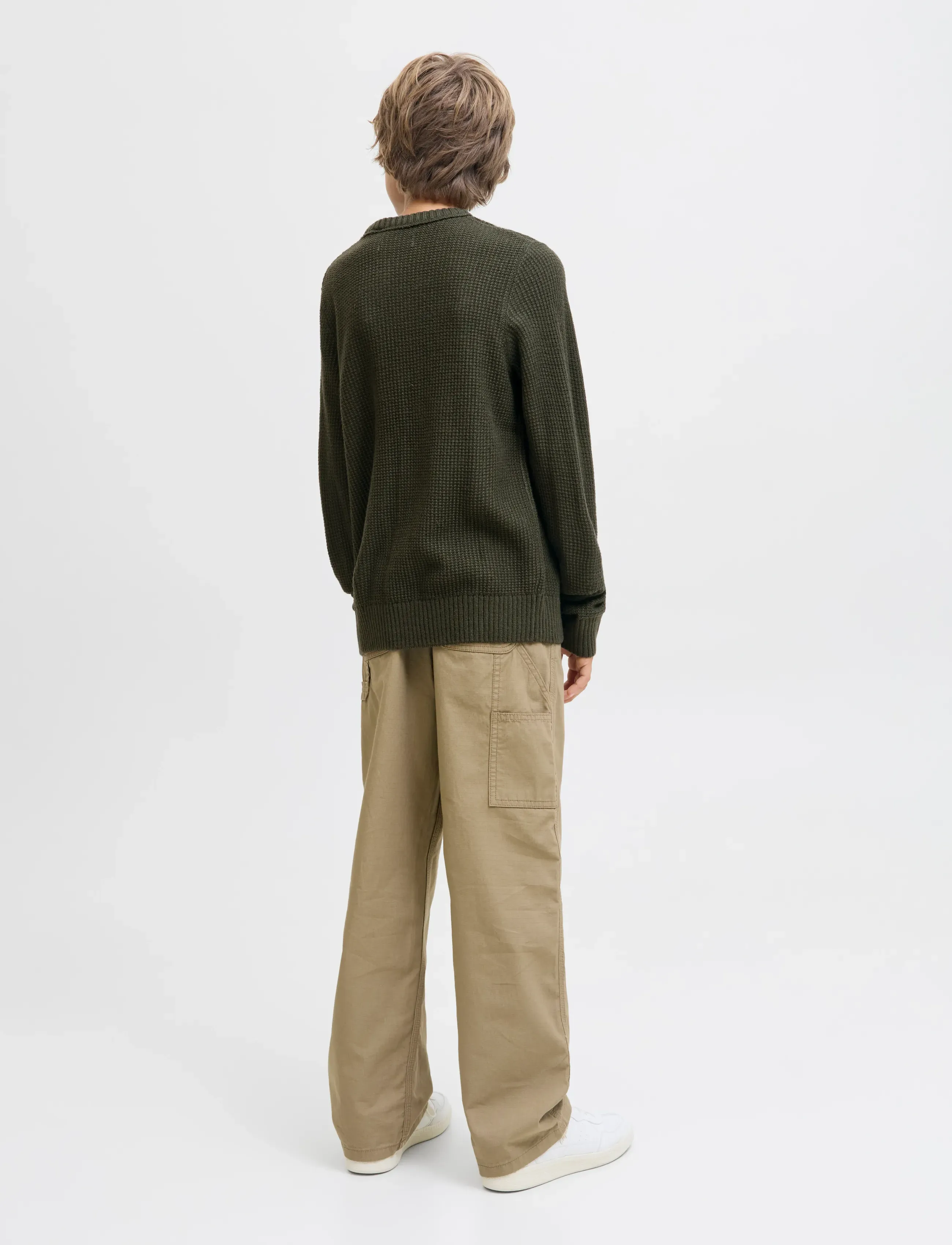 Jack & Jones - JJROY KNIT CREW NECK AW25 JNR - pulls - duffel bag - 3