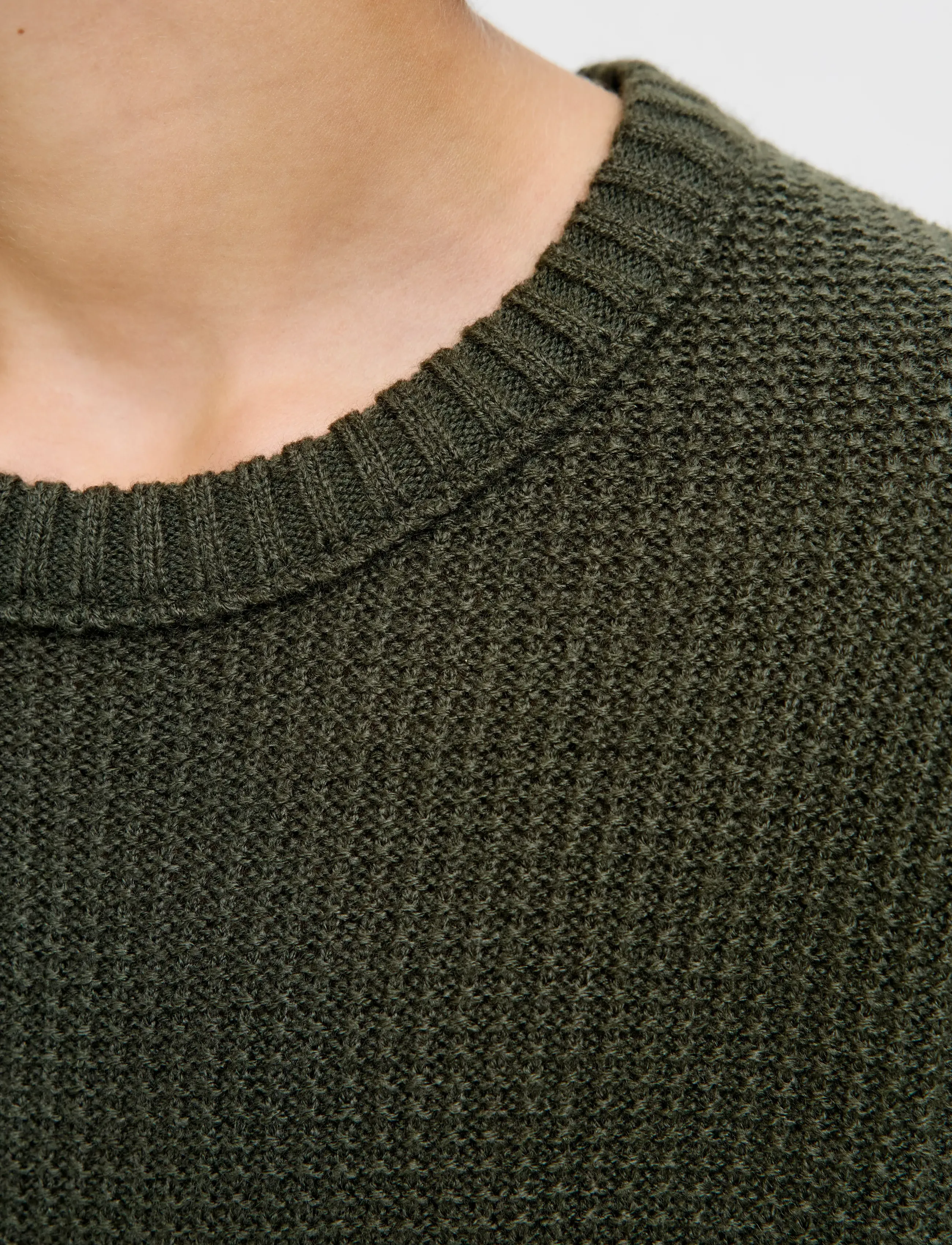 Jack & Jones - JJROY KNIT CREW NECK AW25 JNR - pulls - duffel bag - 4