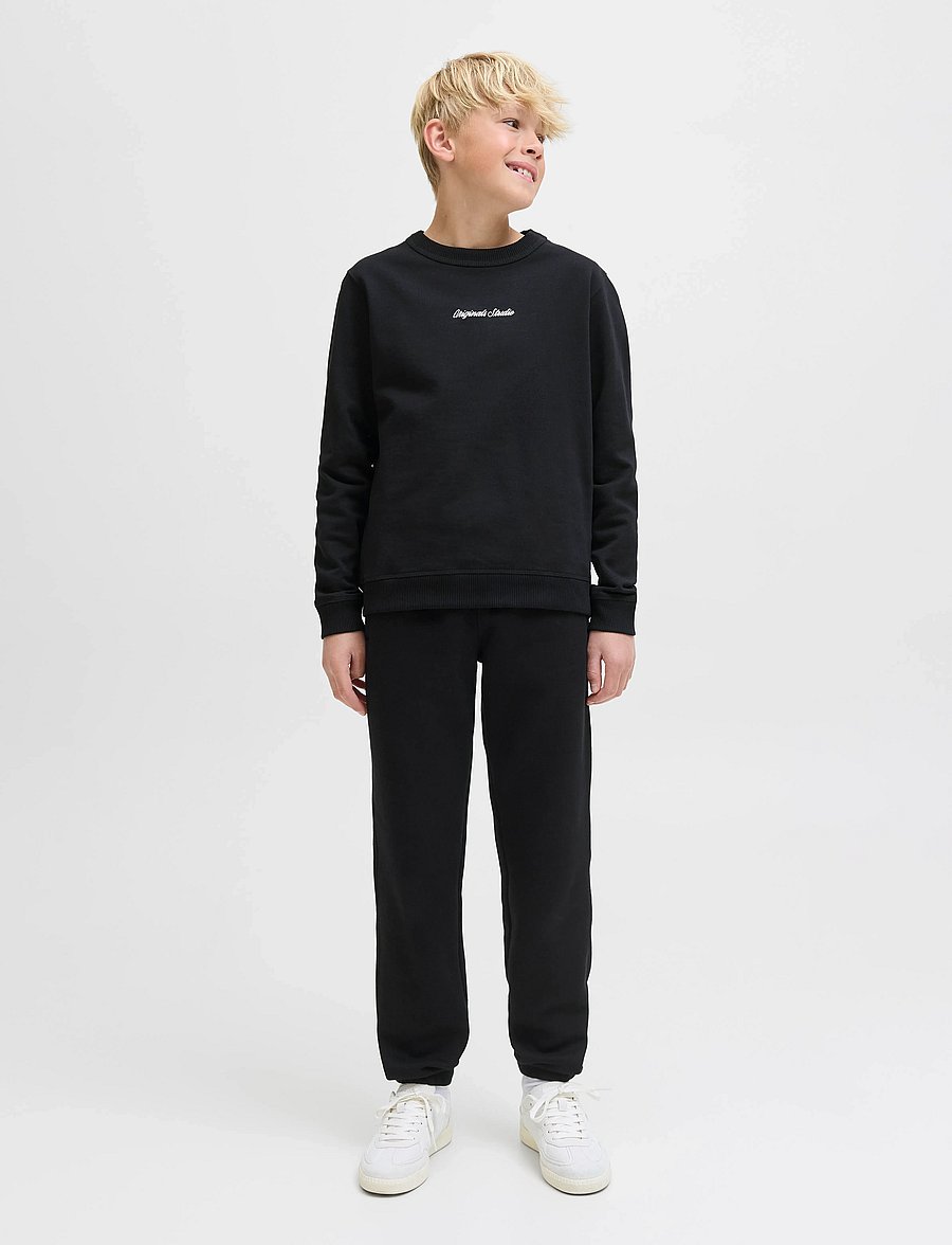 Jack & Jones - JPSTKANE URBAN EDGE SWEAT PANTS SN JNR - mjukisbyxor - black - 4
