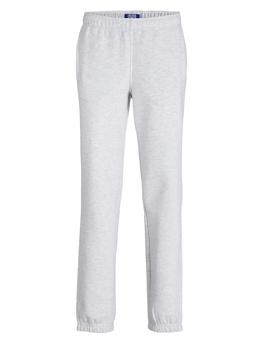Jack & Jones - JPSTKANE URBAN EDGE SWEAT PANTS SN JNR - mjukisbyxor - white melange - 1