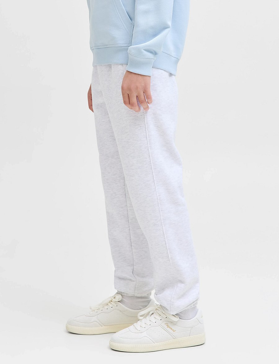 Jack & Jones - JPSTKANE URBAN EDGE SWEAT PANTS SN JNR - mjukisbyxor - white melange - 5