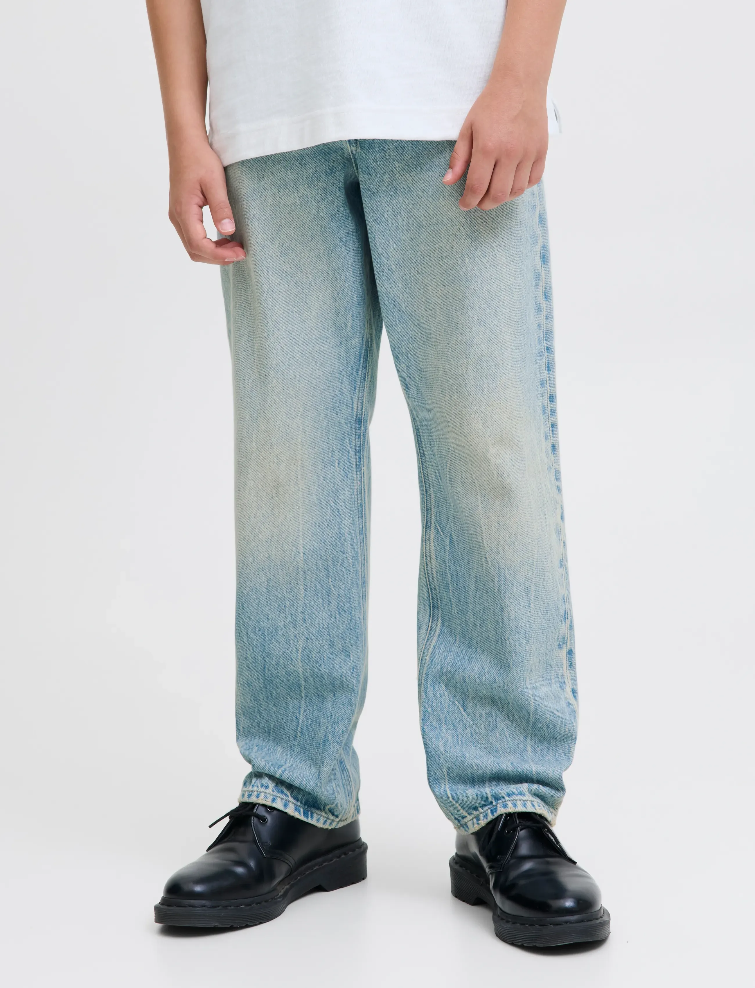 Jack & Jones JJICHRIS JJORIGINAL SBD 228 JNR - Loose jeans - BLUE DENIM / blue
