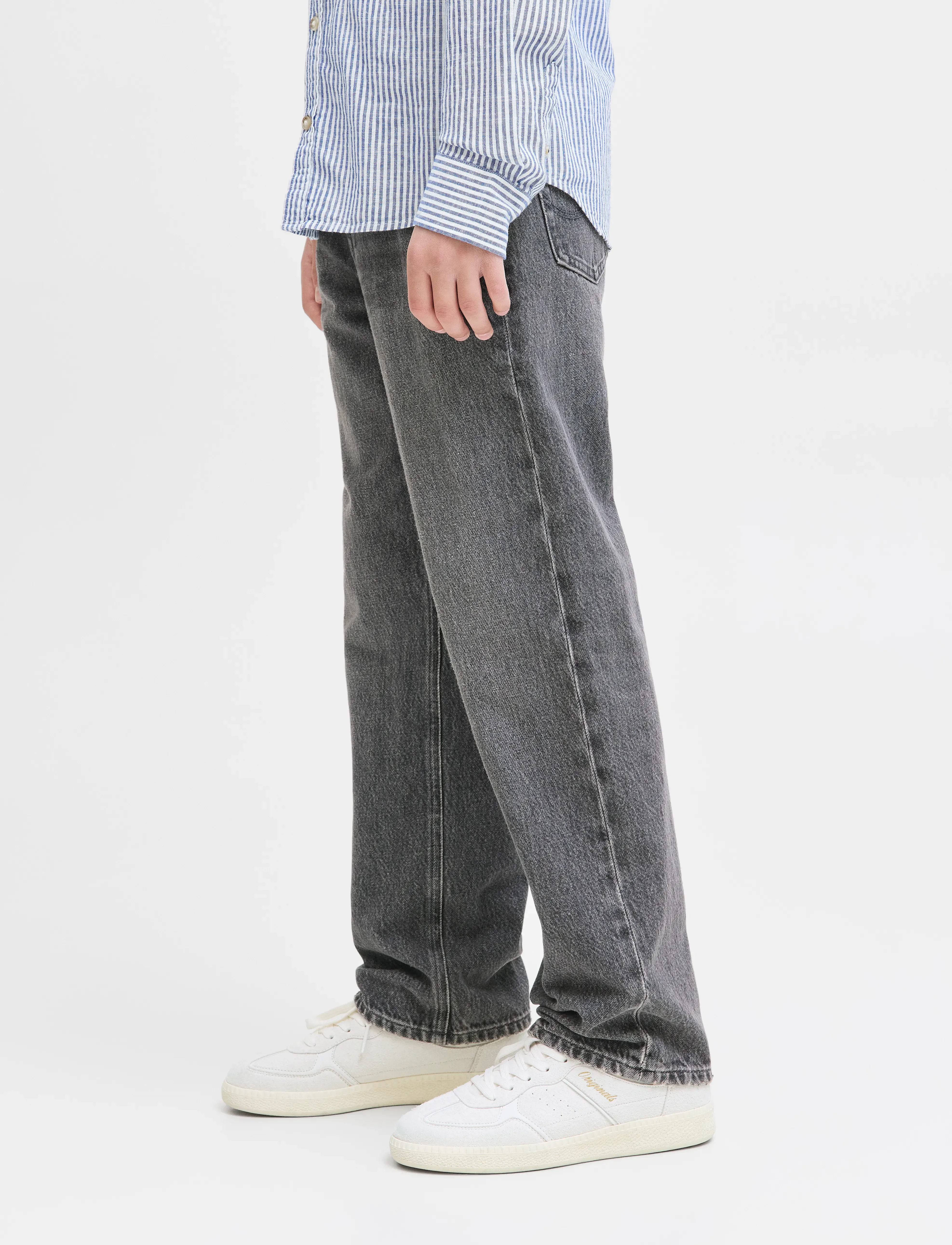 Jack & Jones - JJICHRIS JJORIGINAL SBD 444 SN JNR - loose jeans - black denim - 5