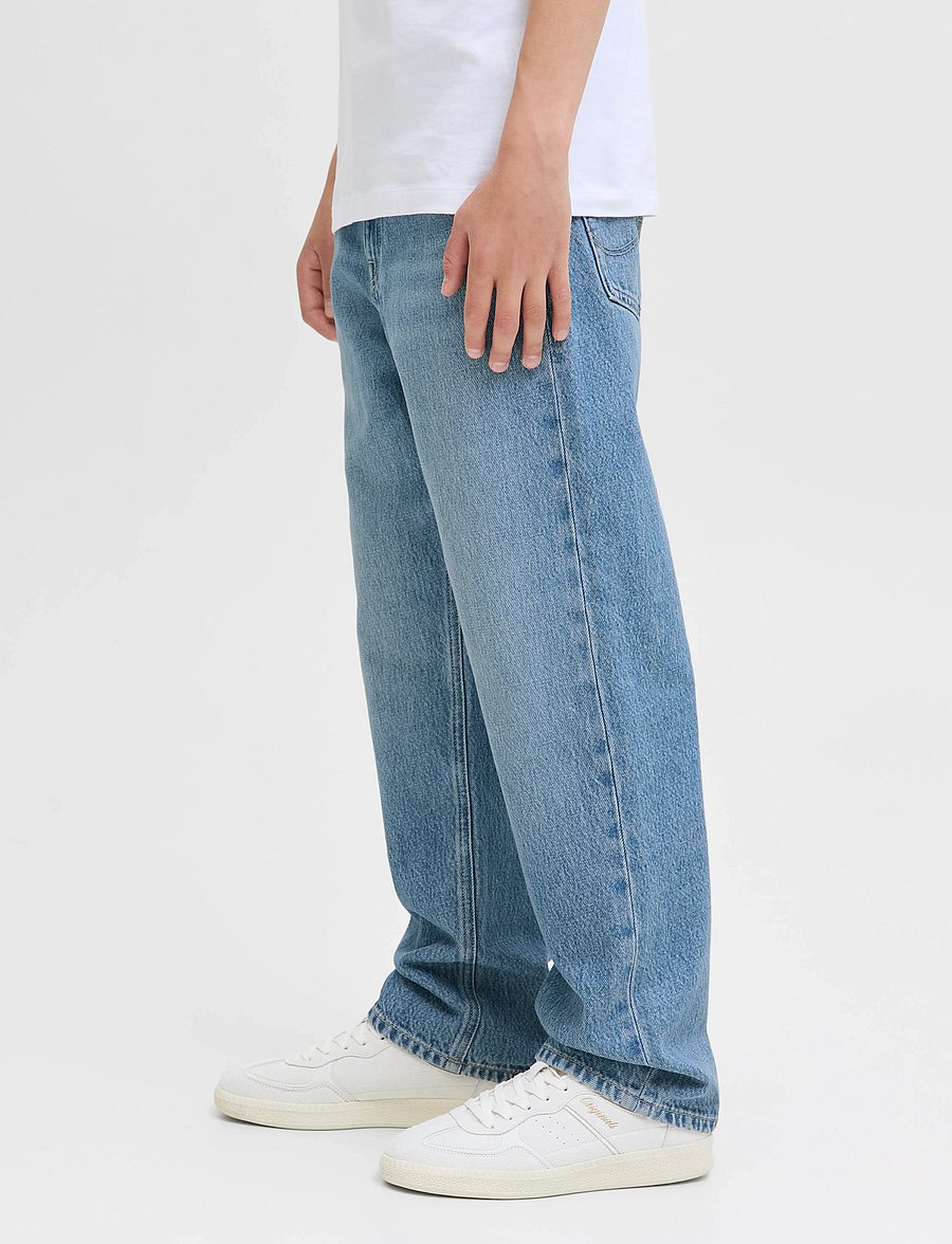 Jack & Jones - JJICHRIS JJORIGINAL SBD 192 NOOS JNR - rúmar gallabuxur - blue denim - 5