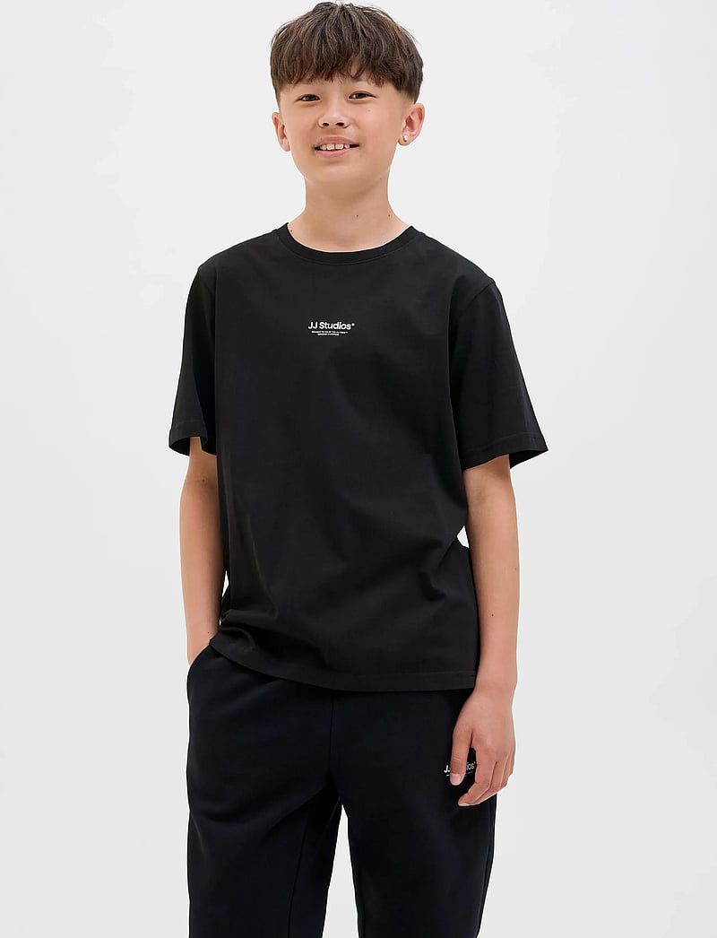 Jack & Jones - JJESOHO TEE SS CREW NECK NOOS JNR - kortærmede t-shirts - black - 0