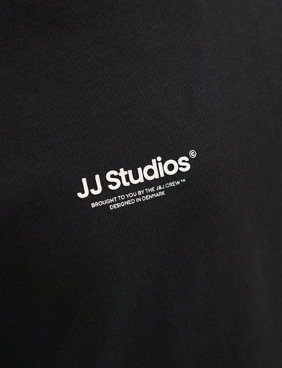 Jack & Jones - JJESOHO TEE SS CREW NECK NOOS JNR - stutterma bolir - black - 5