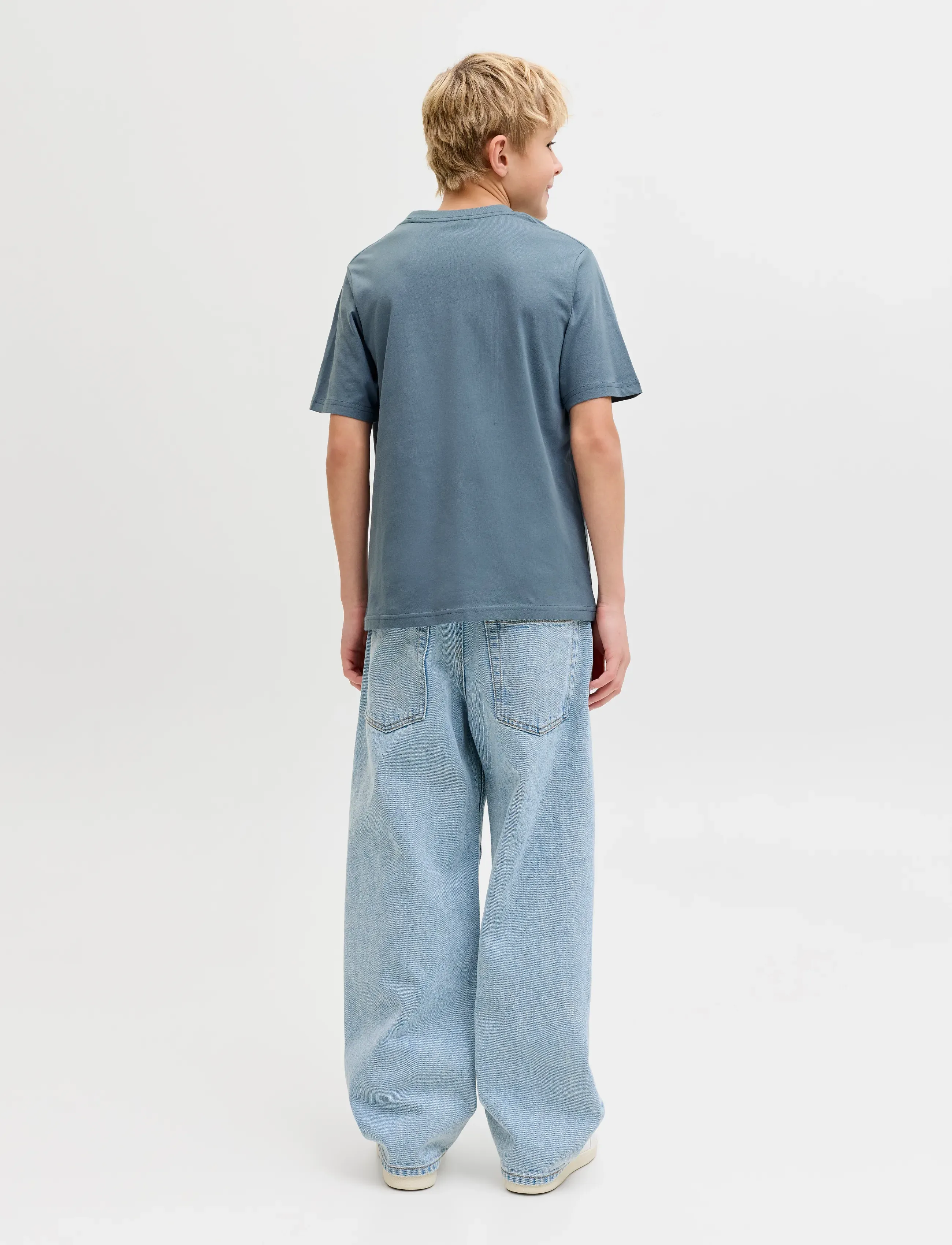 Jack & Jones - JJESOHO TEE SS CREW NECK NOOS JNR - kortærmede t-shirts - blue mirage - 2