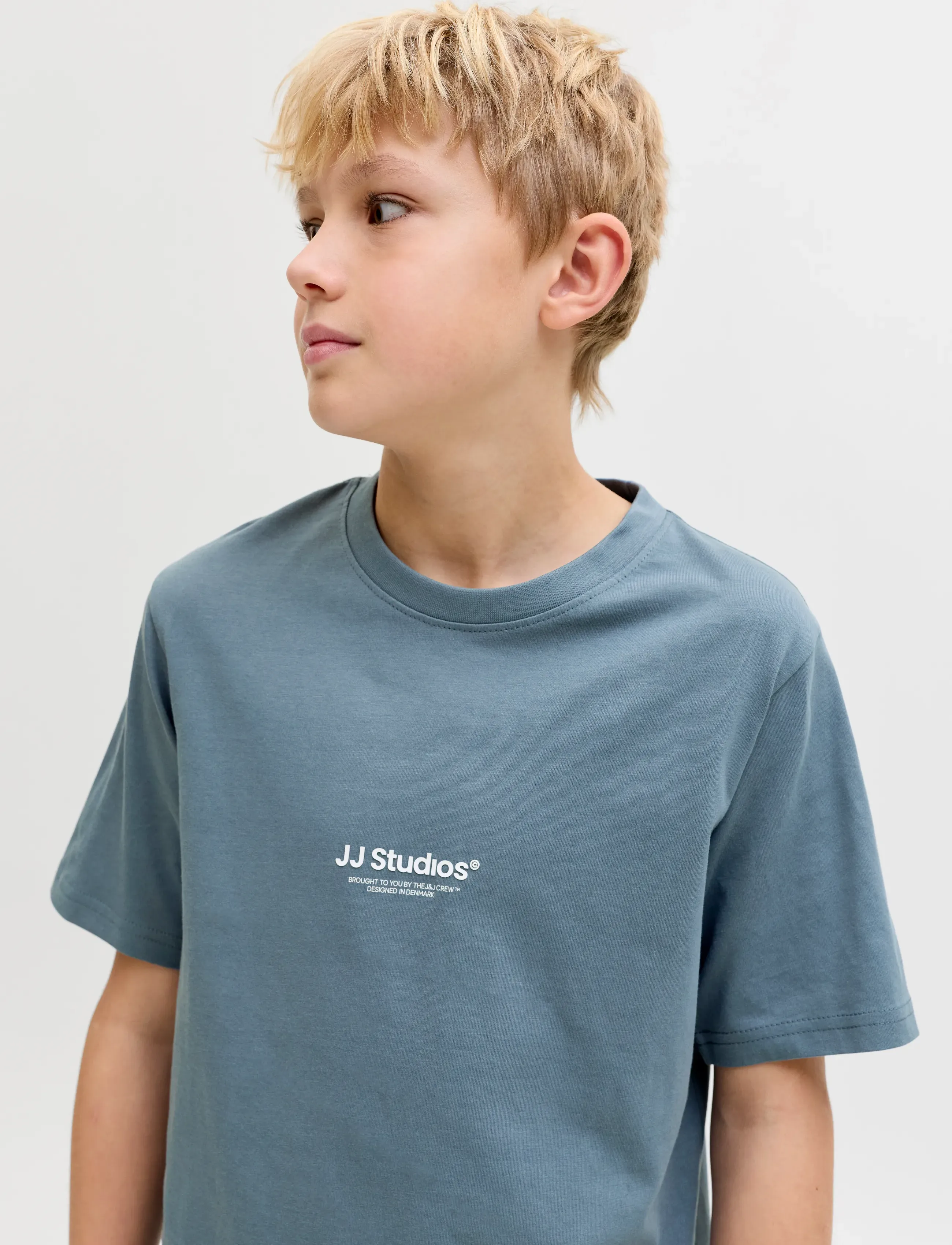 Jack & Jones - JJESOHO TEE SS CREW NECK NOOS JNR - kortærmede t-shirts - blue mirage - 5