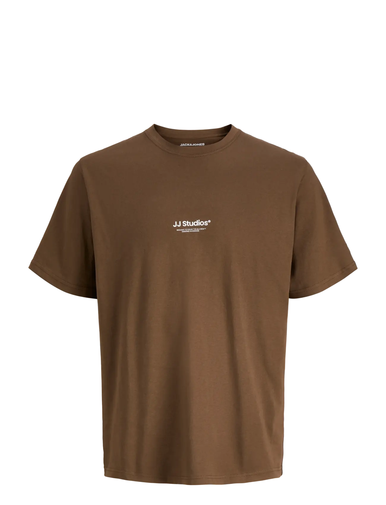 Jack & Jones JJESOHO TEE SS CREW NECK NOOS JNR - Alussärgid - COCOA / brown