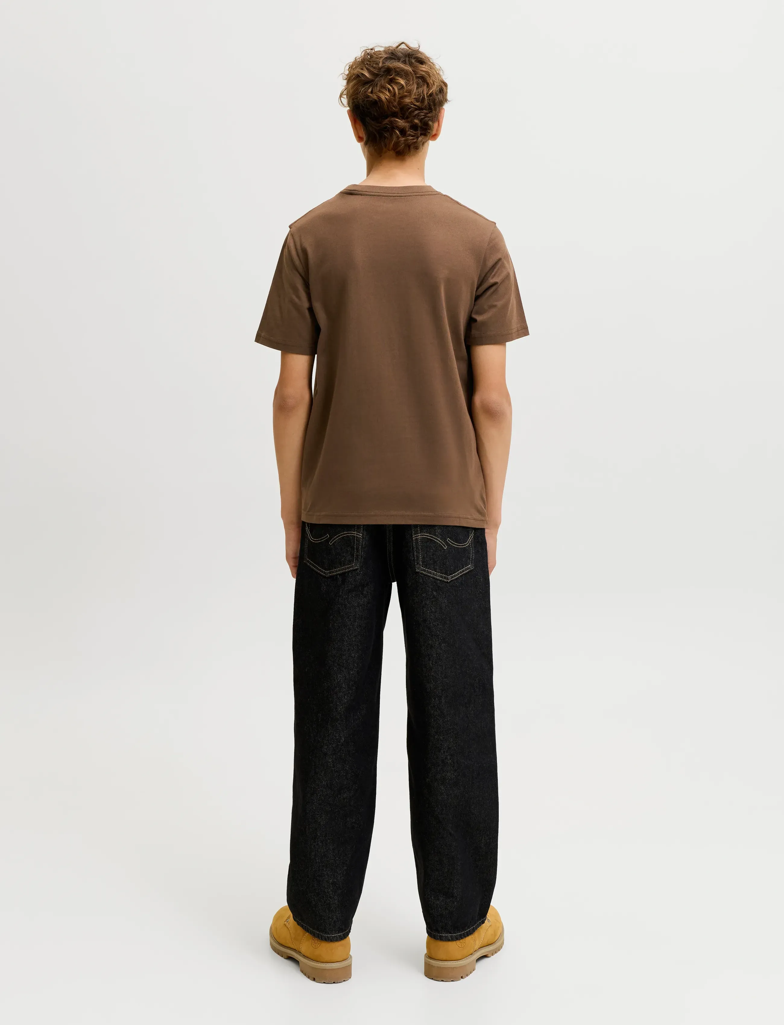 Jack & Jones - JJESOHO TEE SS CREW NECK NOOS JNR - lühikeste varrukatega t-särgid - cocoa - 3