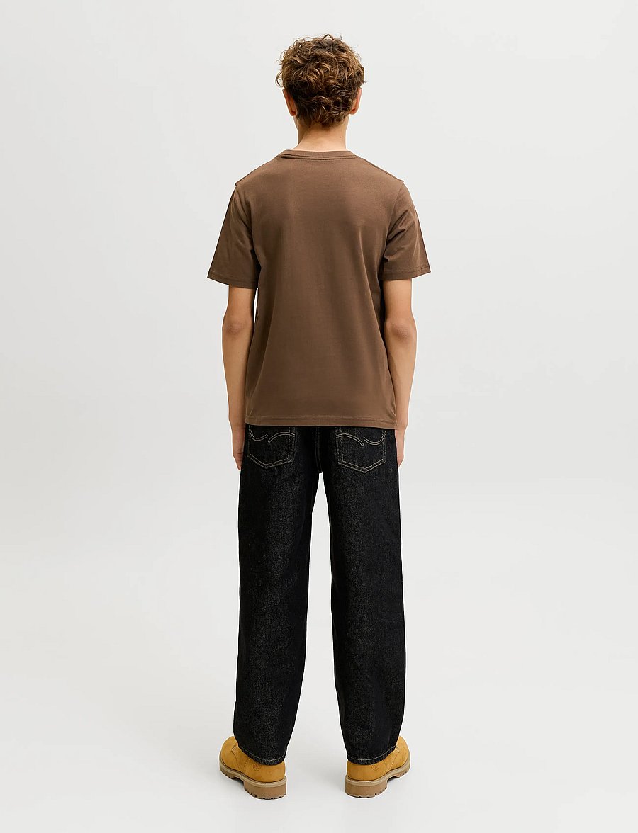 Jack & Jones - JJESOHO TEE SS CREW NECK NOOS JNR - lühikeste varrukatega t-särgid - cocoa - 3