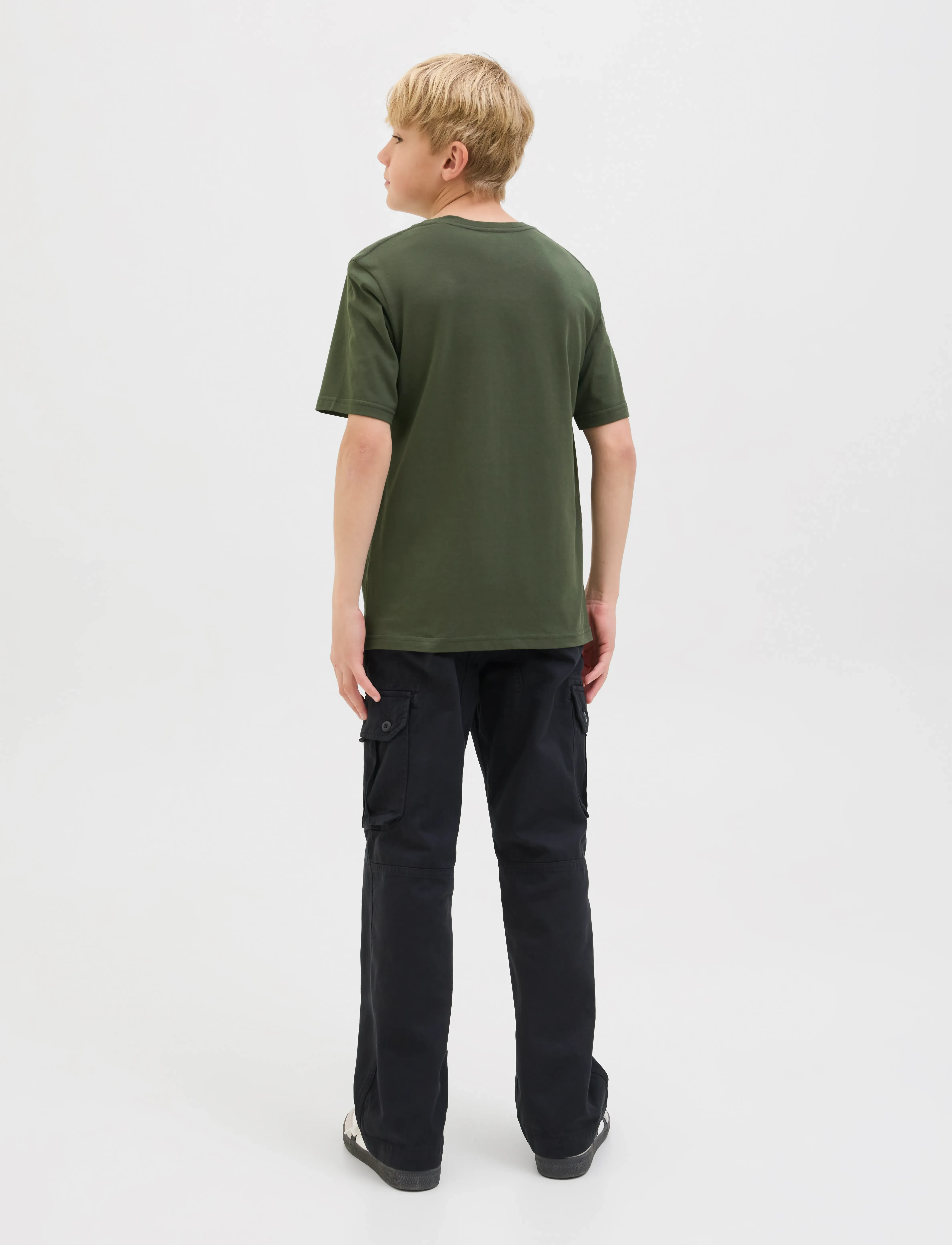 Jack & Jones - JJESOHO TEE SS CREW NECK NOOS JNR - stutterma bolir - duffel bag - 2