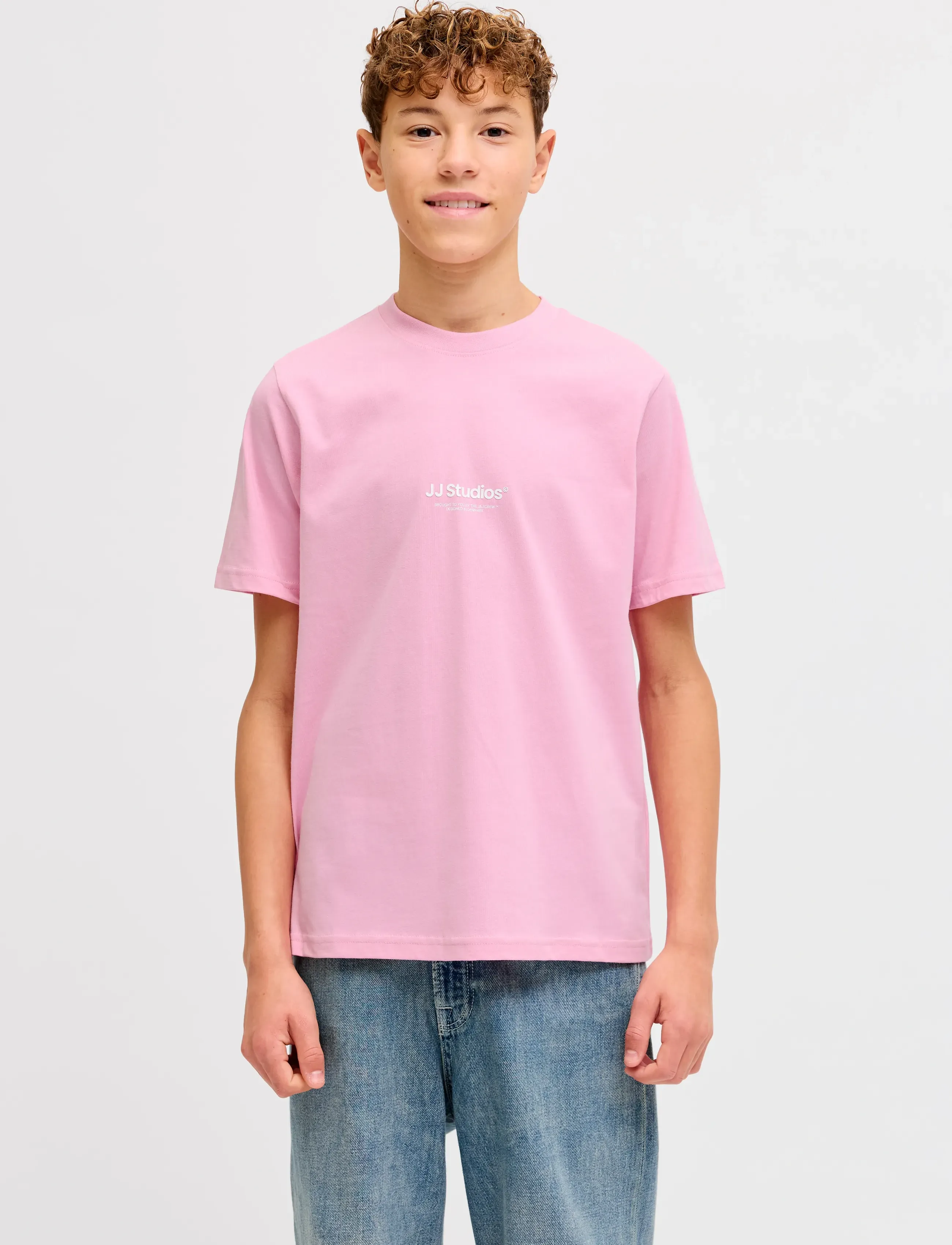 Jack & Jones JJESOHO TEE SS CREW NECK NOOS JNR - Toppar & T-shirts - PRISM PINK / pink/rose