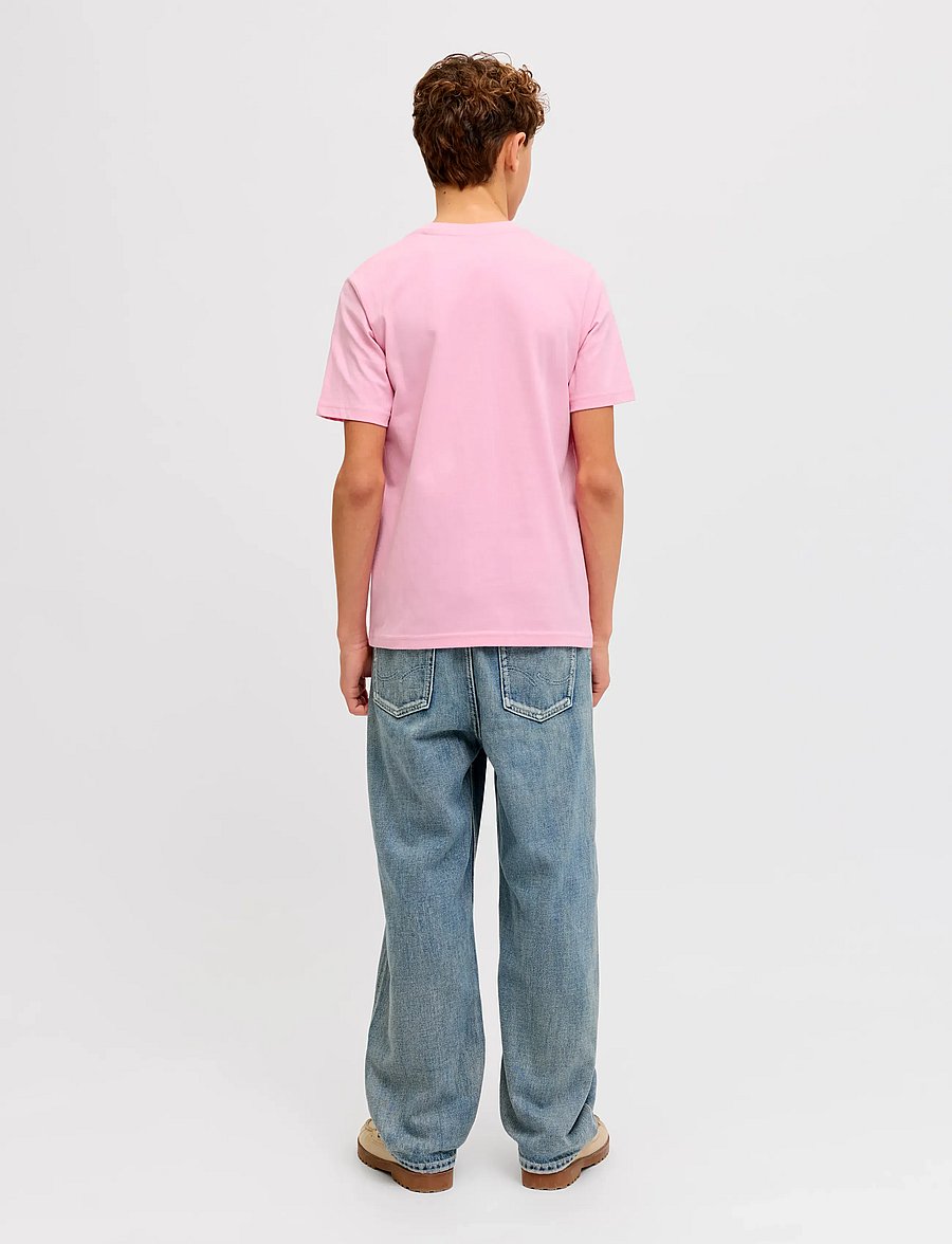 Jack & Jones - JJESOHO TEE SS CREW NECK NOOS JNR - kortärmade t-shirts - prism pink - 3