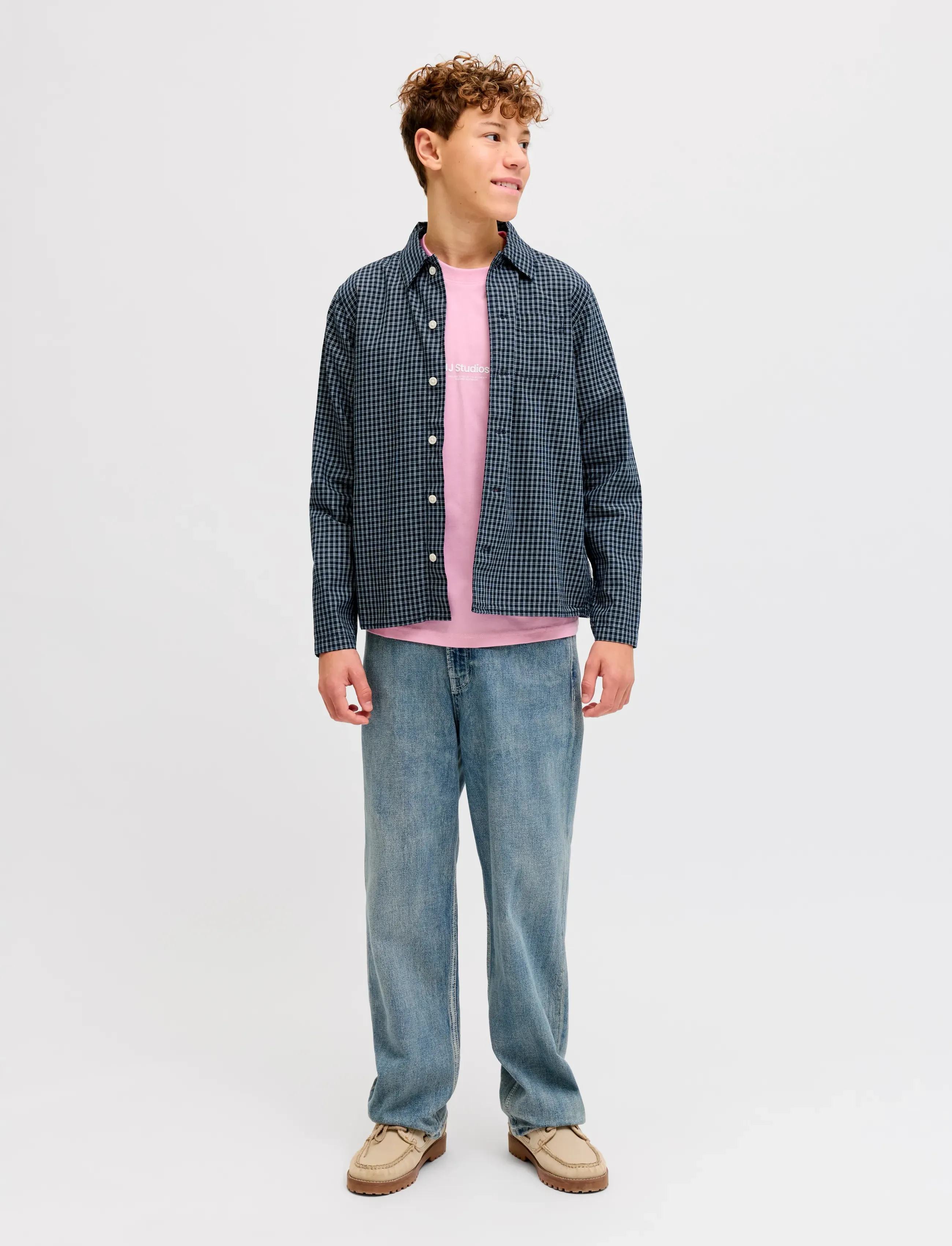 Jack & Jones - JJESOHO TEE SS CREW NECK NOOS JNR - kortärmade t-shirts - prism pink - 4