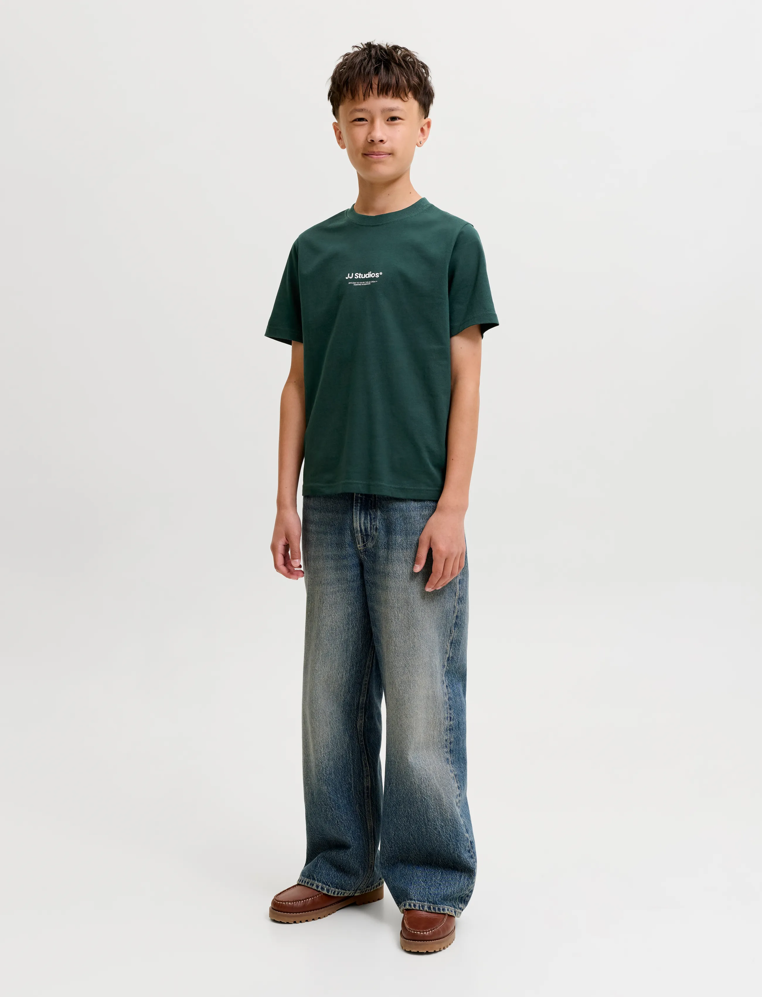 Jack & Jones - JJESOHO TEE SS CREW NECK NOOS JNR - lühikeste varrukatega t-särgid - scarab - 3