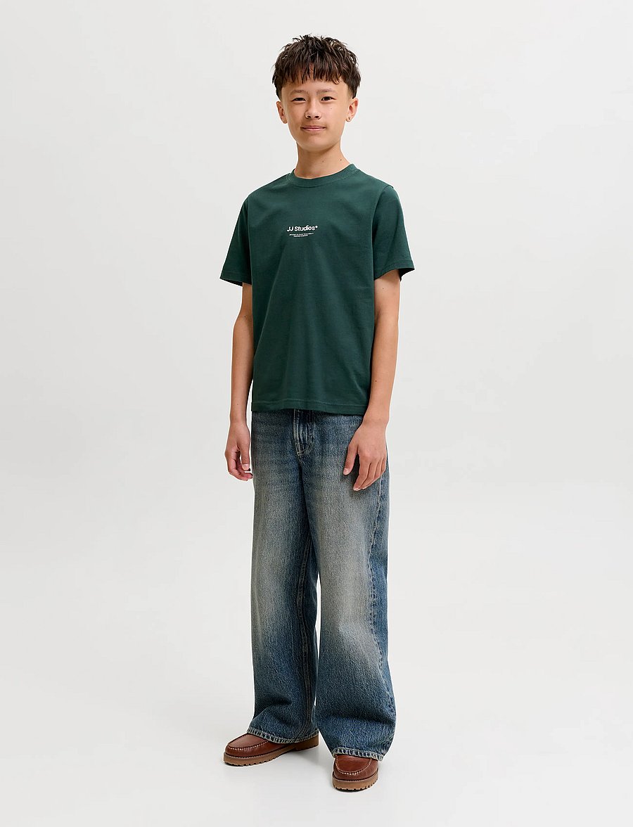 Jack & Jones - JJESOHO TEE SS CREW NECK NOOS JNR - lühikeste varrukatega t-särgid - scarab - 3