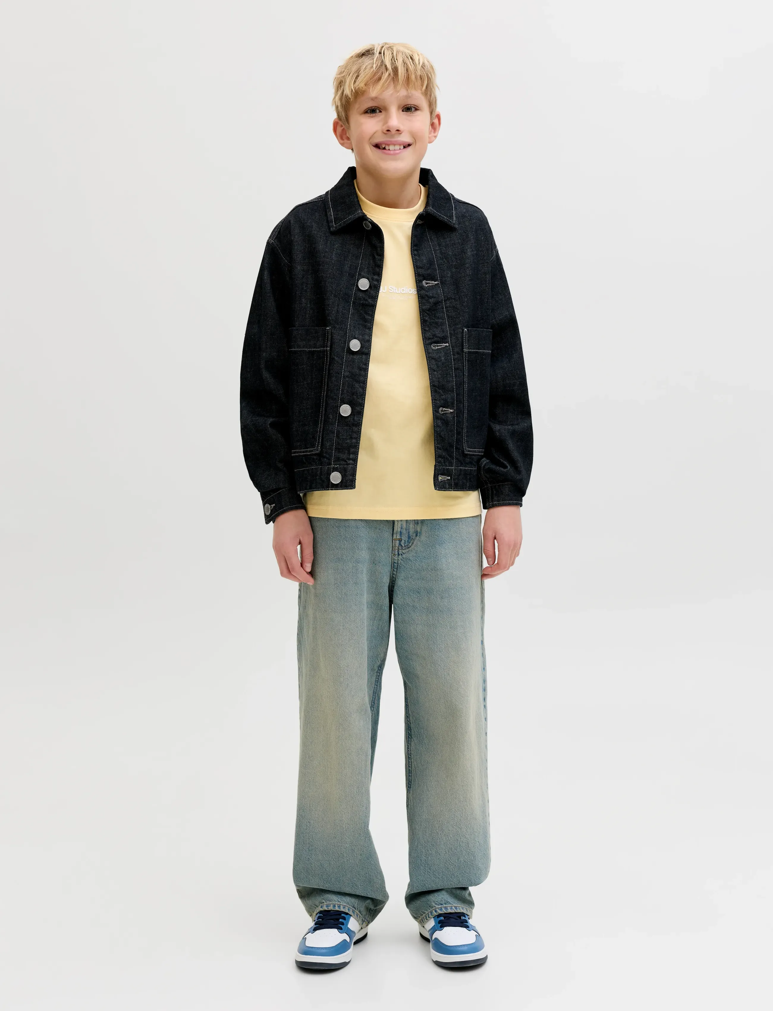 Jack & Jones - JJESOHO TEE SS CREW NECK NOOS JNR - kortärmade t-shirts - sunlight - 3