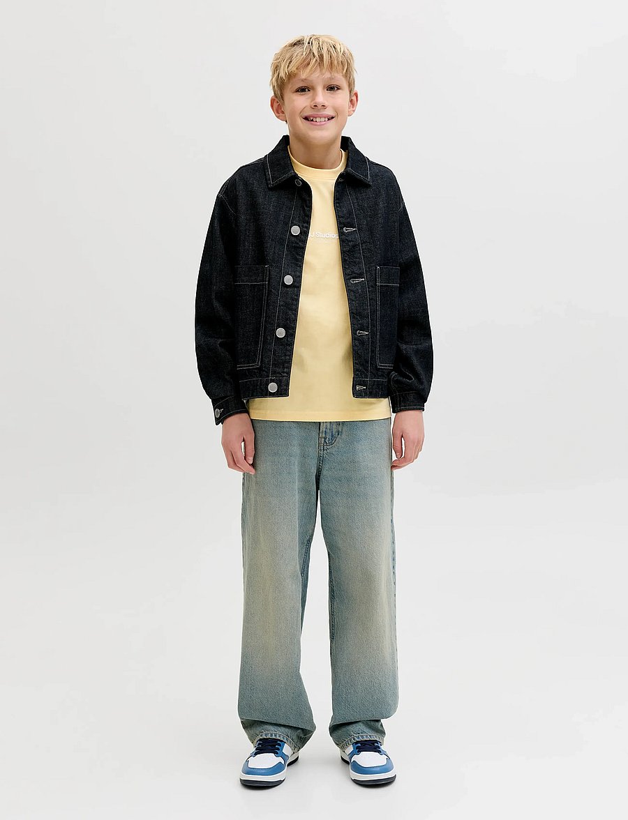 Jack & Jones - JJESOHO TEE SS CREW NECK NOOS JNR - kortärmade t-shirts - sunlight - 3