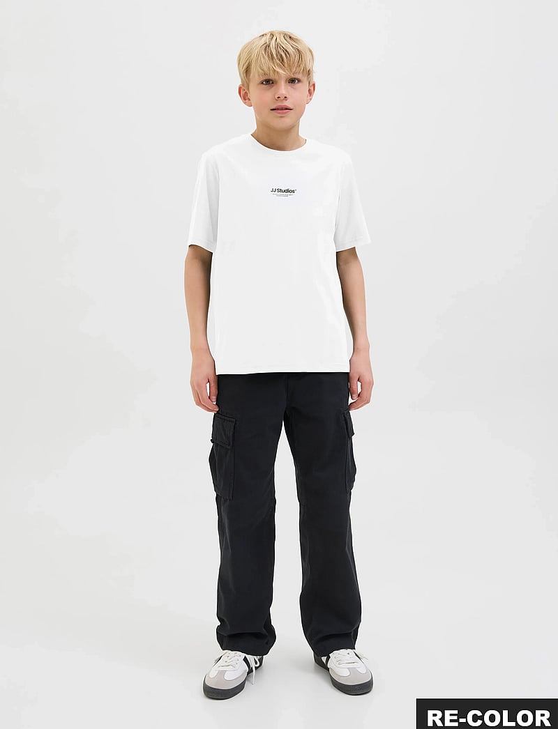 Jack & Jones - JJESOHO TEE SS CREW NECK NOOS JNR - kortærmede t-shirts - white - 4