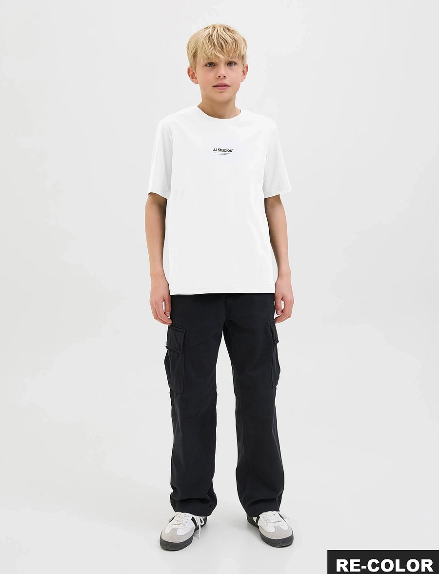 Jack & Jones - JJESOHO TEE SS CREW NECK NOOS JNR - lühikeste varrukatega t-särgid - white - 4