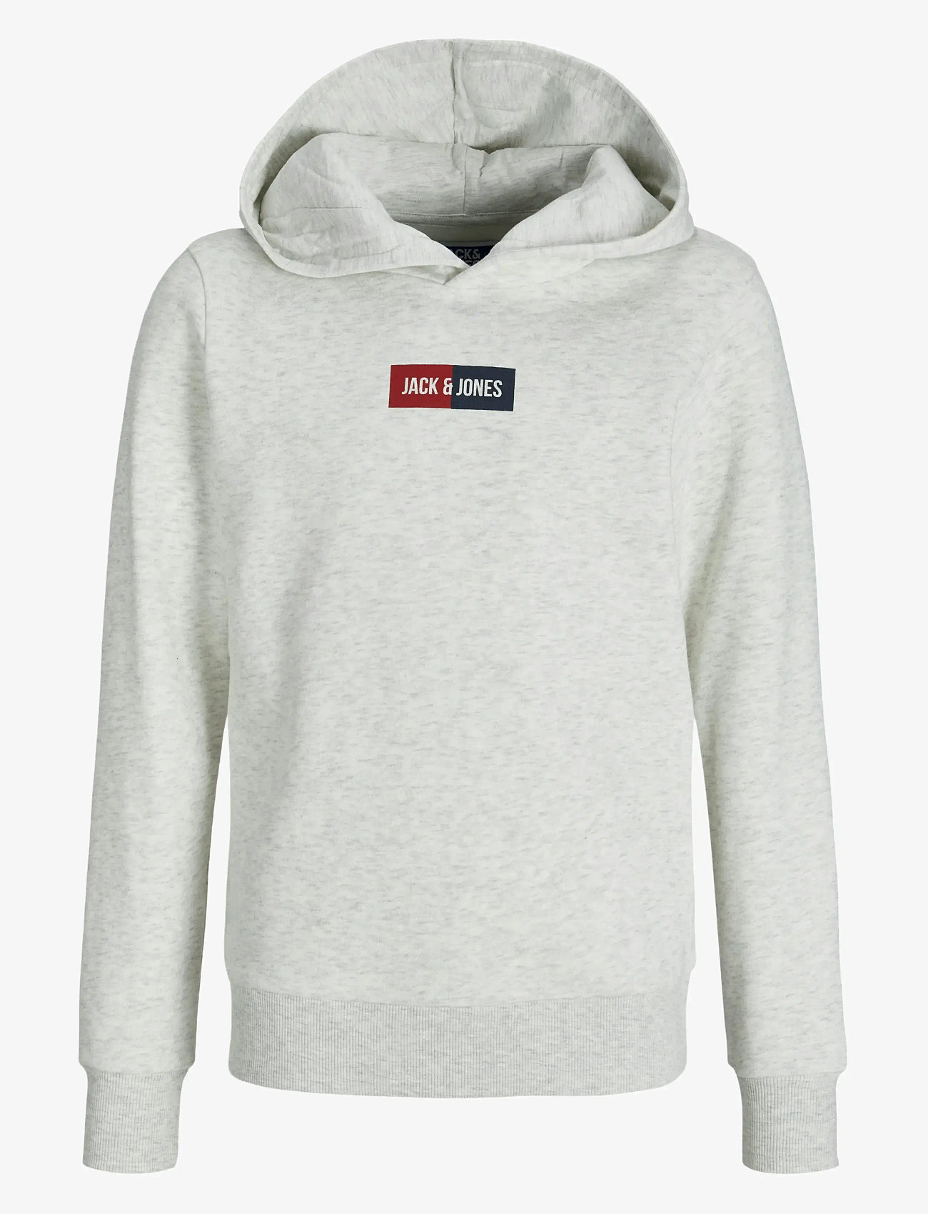 Jack & Jones - JJPAN SWEAT HOOD JNR - hettupeysur - white melange - 1