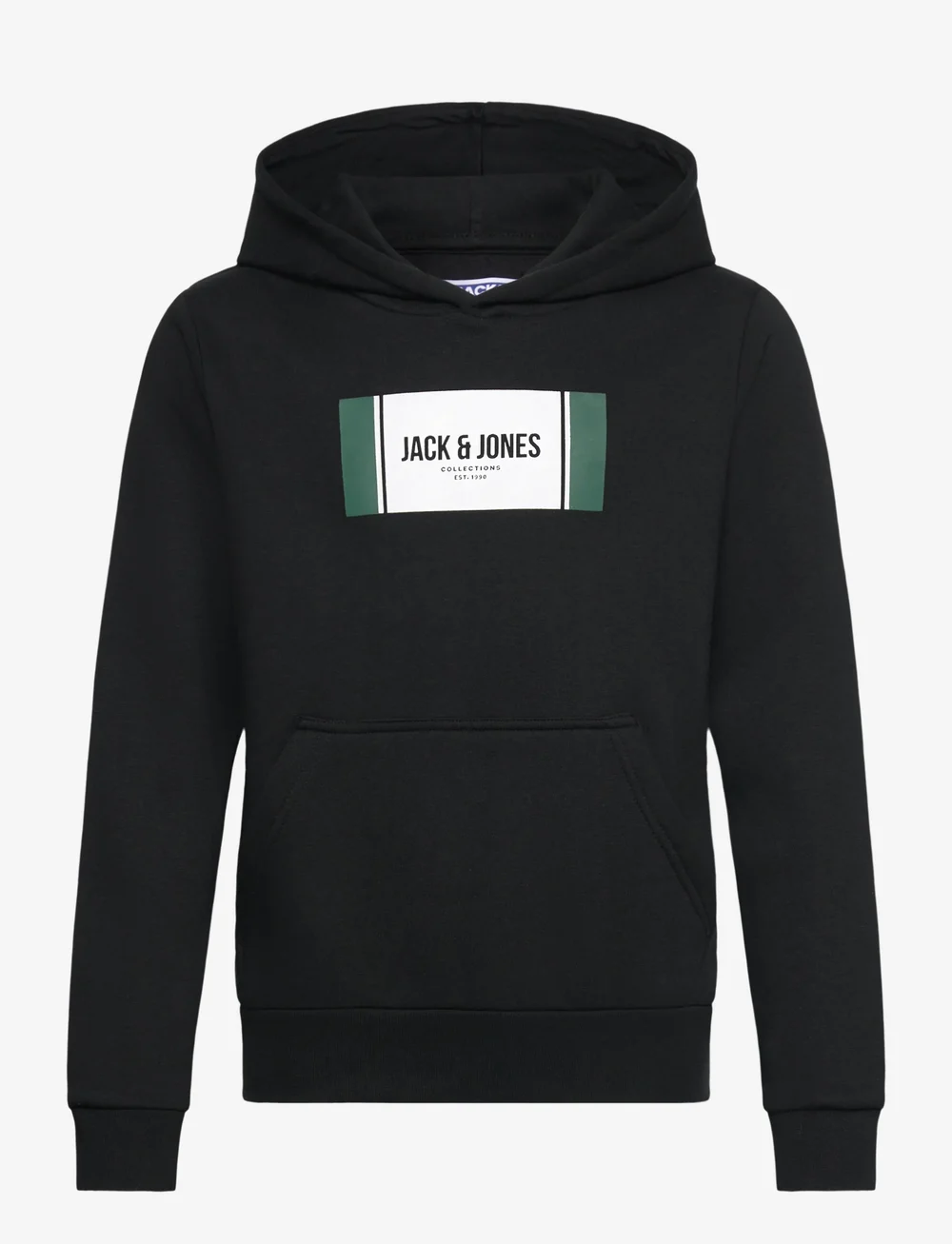 Jack & Jones - JJHAYATO SWEAT HOOD JNR - kapuzenpullover - black - 0