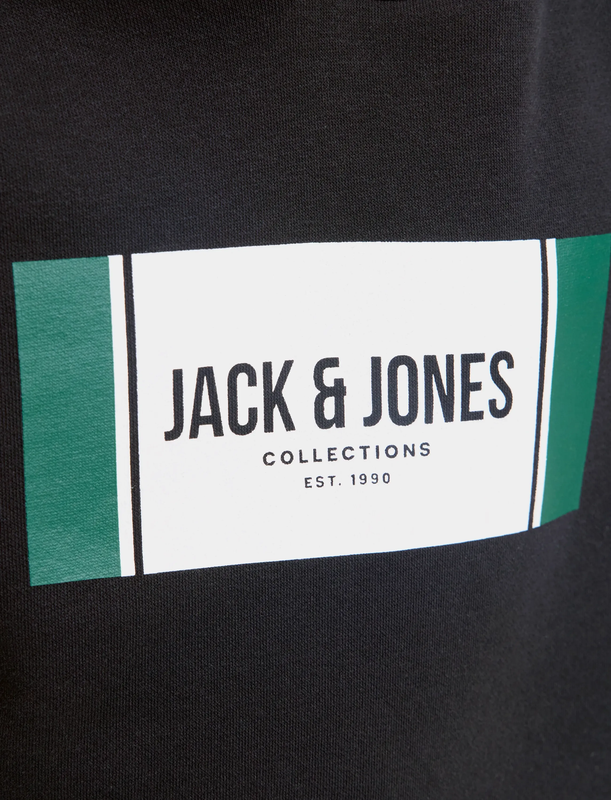 Jack & Jones - JJHAYATO SWEAT HOOD JNR - hættetrøjer - black - 5