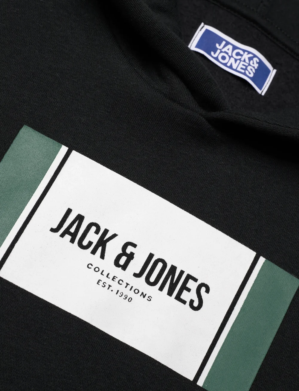 Jack & Jones - JJHAYATO SWEAT HOOD JNR - kapuzenpullover - black - 2
