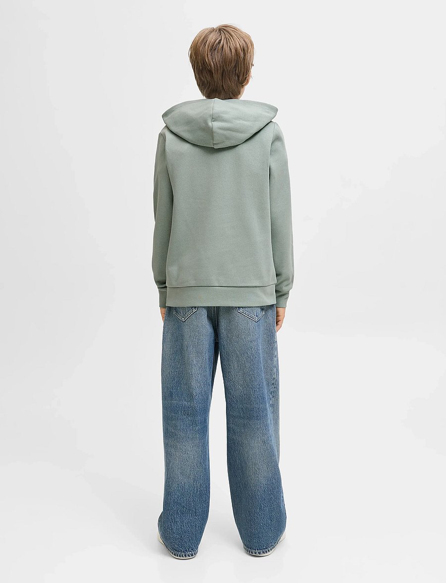 Jack & Jones - JJHAYATO SWEAT HOOD JNR - hoodies - iceberg green - 2