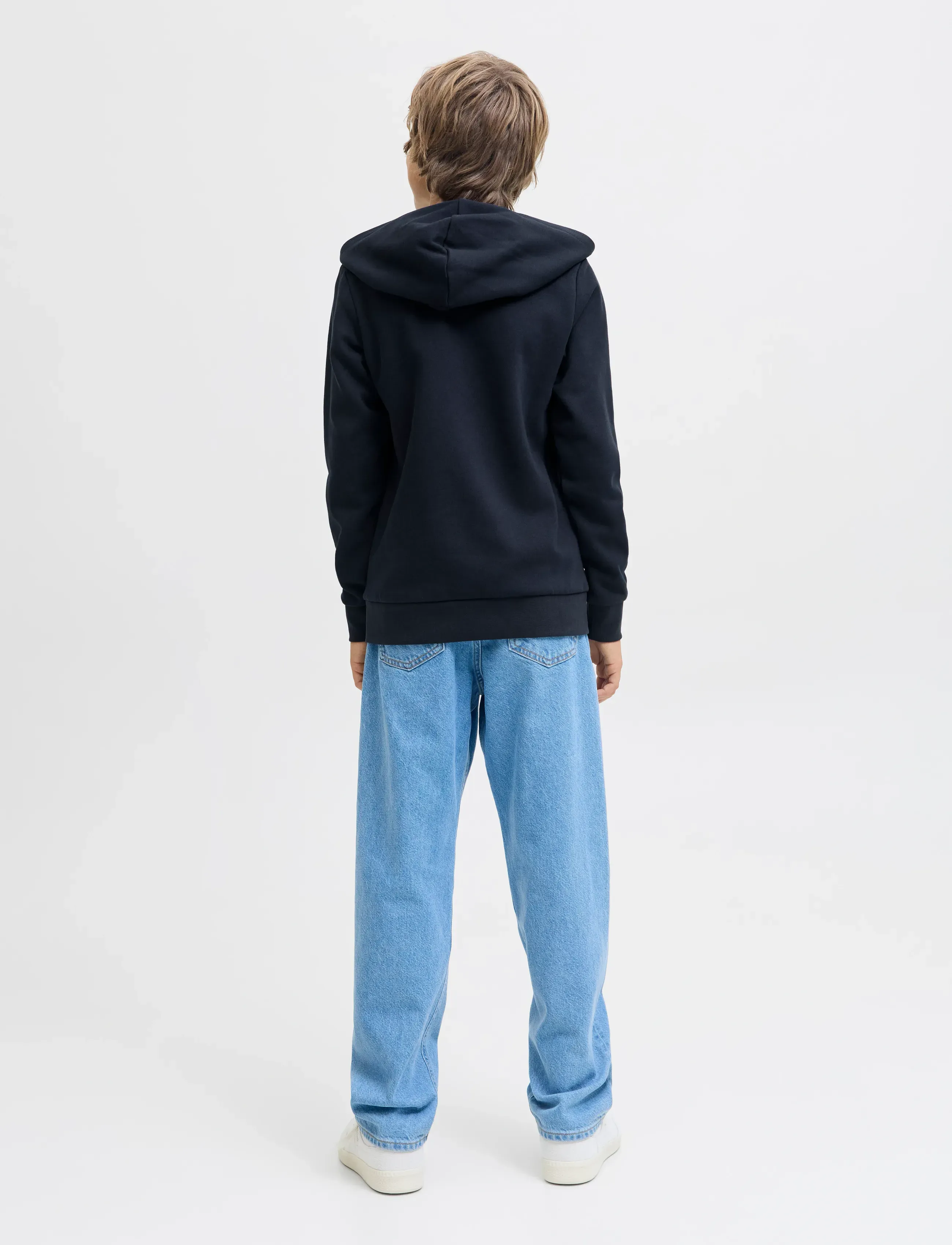 Jack & Jones - JJHAYATO SWEAT HOOD JNR - hoodies - sky captain - 3