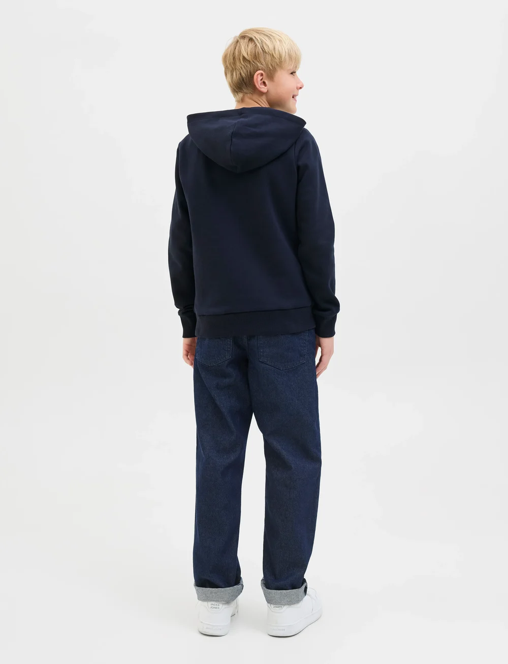 Jack & Jones - JJGEPLAS SWEAT HOOD JNR - kapuzenpullover - sky captain - 2