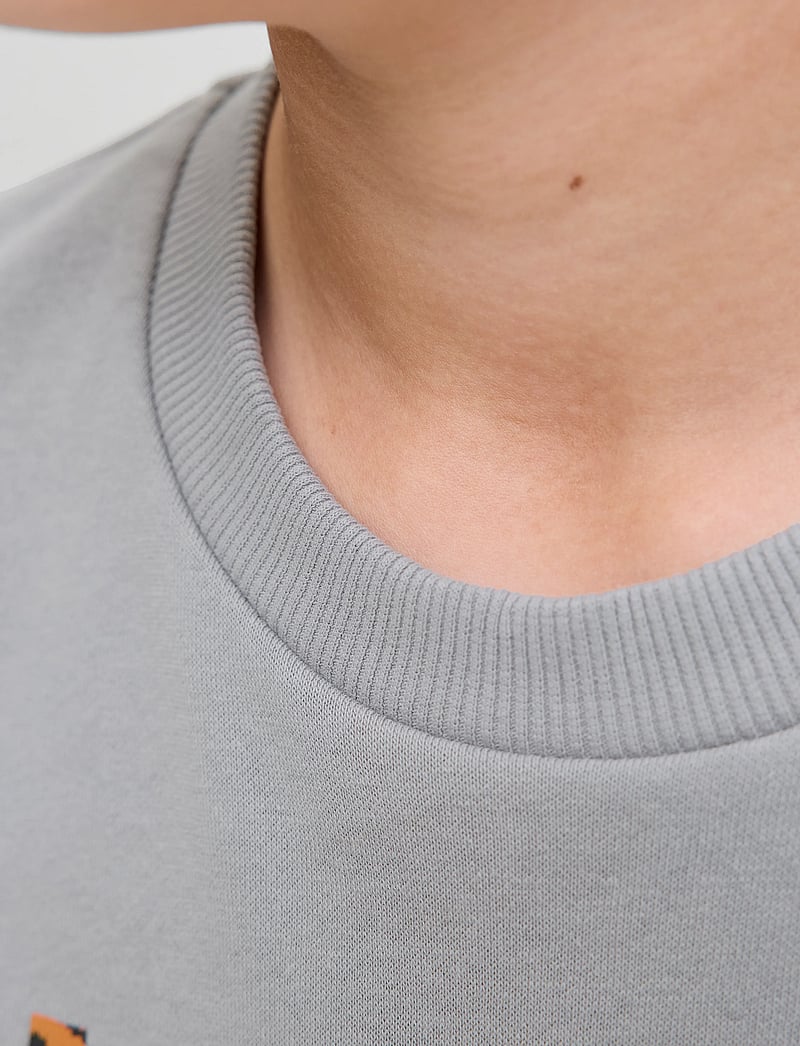 Jack & Jones - JJGEPLAS SWEAT CREW NECK JNR - sweatshirts - ultimate grey - 4