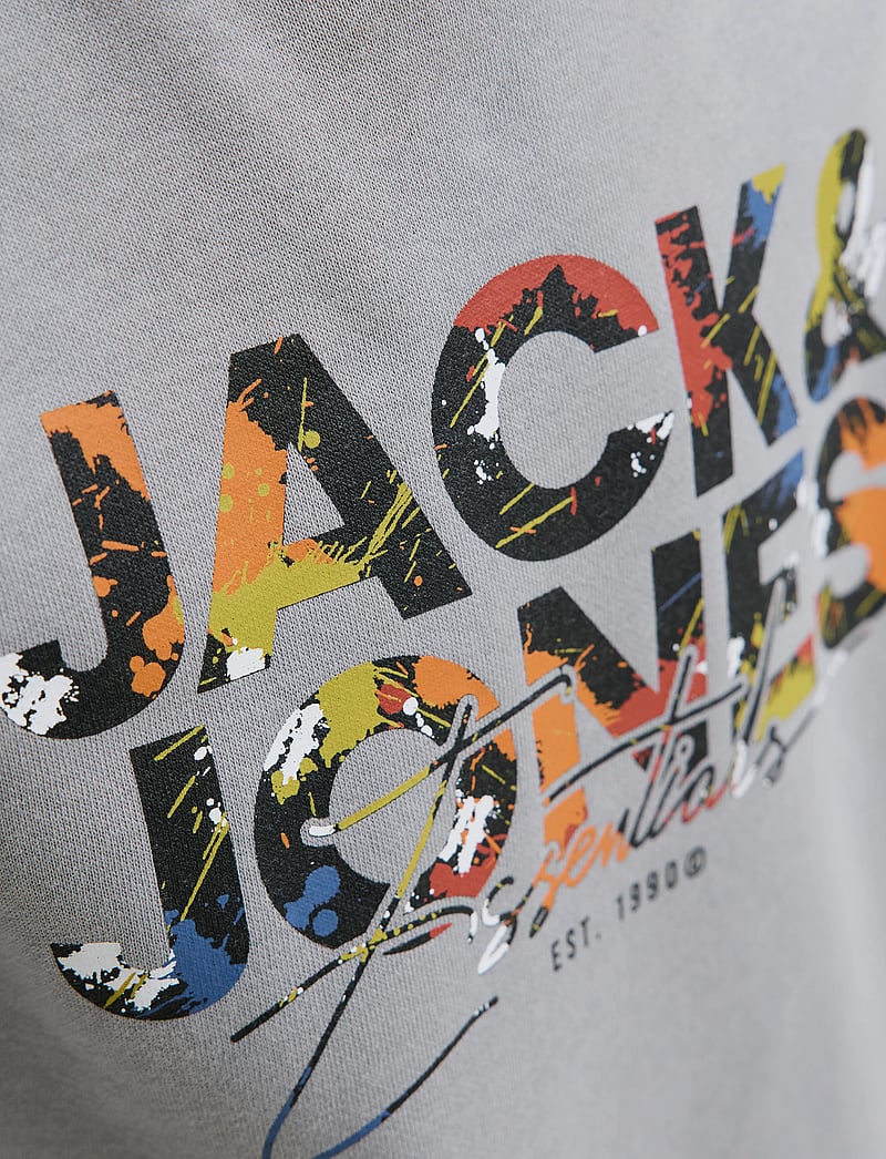 Jack & Jones - JJGEPLAS SWEAT CREW NECK JNR - sweatshirts - ultimate grey - 5