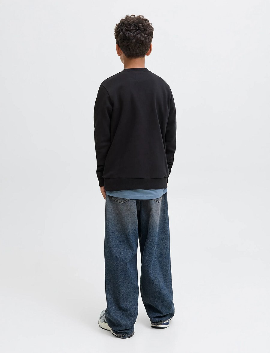 Jack & Jones - JJJIN SWEAT CREW NECK JNR - sweatshirts - black - 2