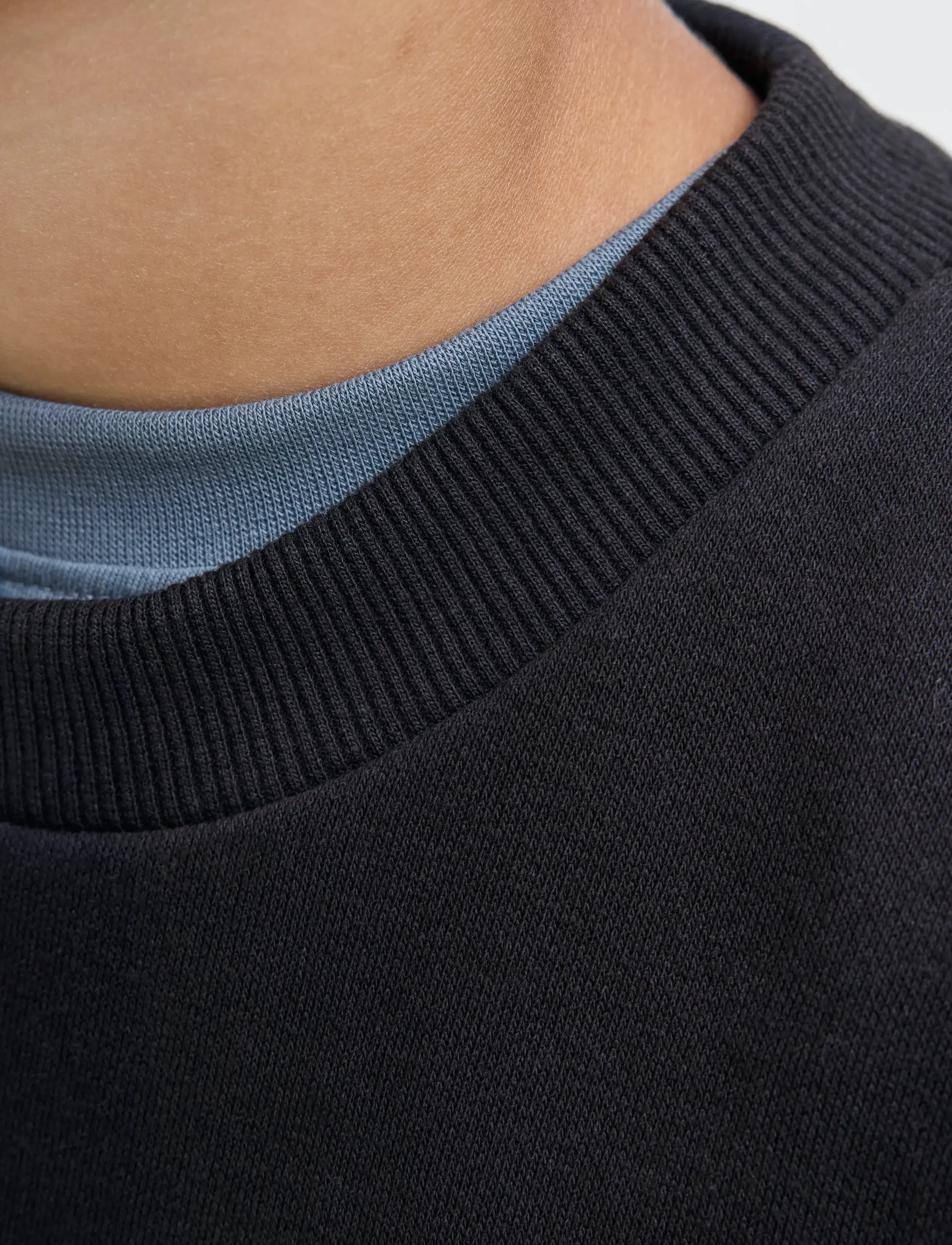 Jack & Jones - JJJIN SWEAT CREW NECK JNR - sweatshirts - black - 3